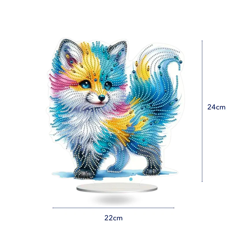 Diamond Painting Aufsteller - Colorful Foxy - Image 3