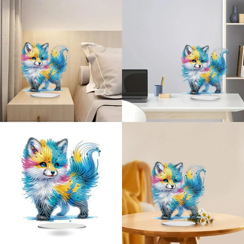 Diamond Painting Aufsteller - Colorful Foxy - Image 4