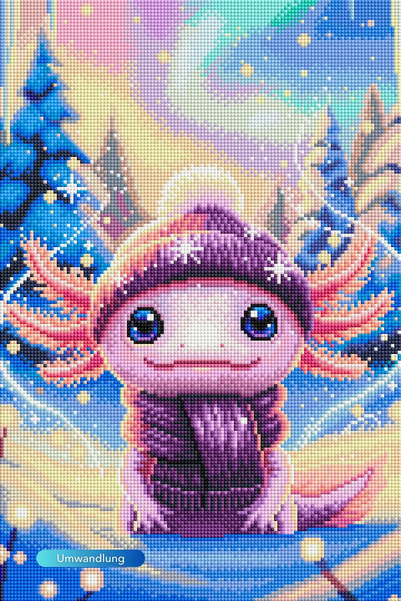 Diamond Painting - Axolotl im Urlaub - Image 2
