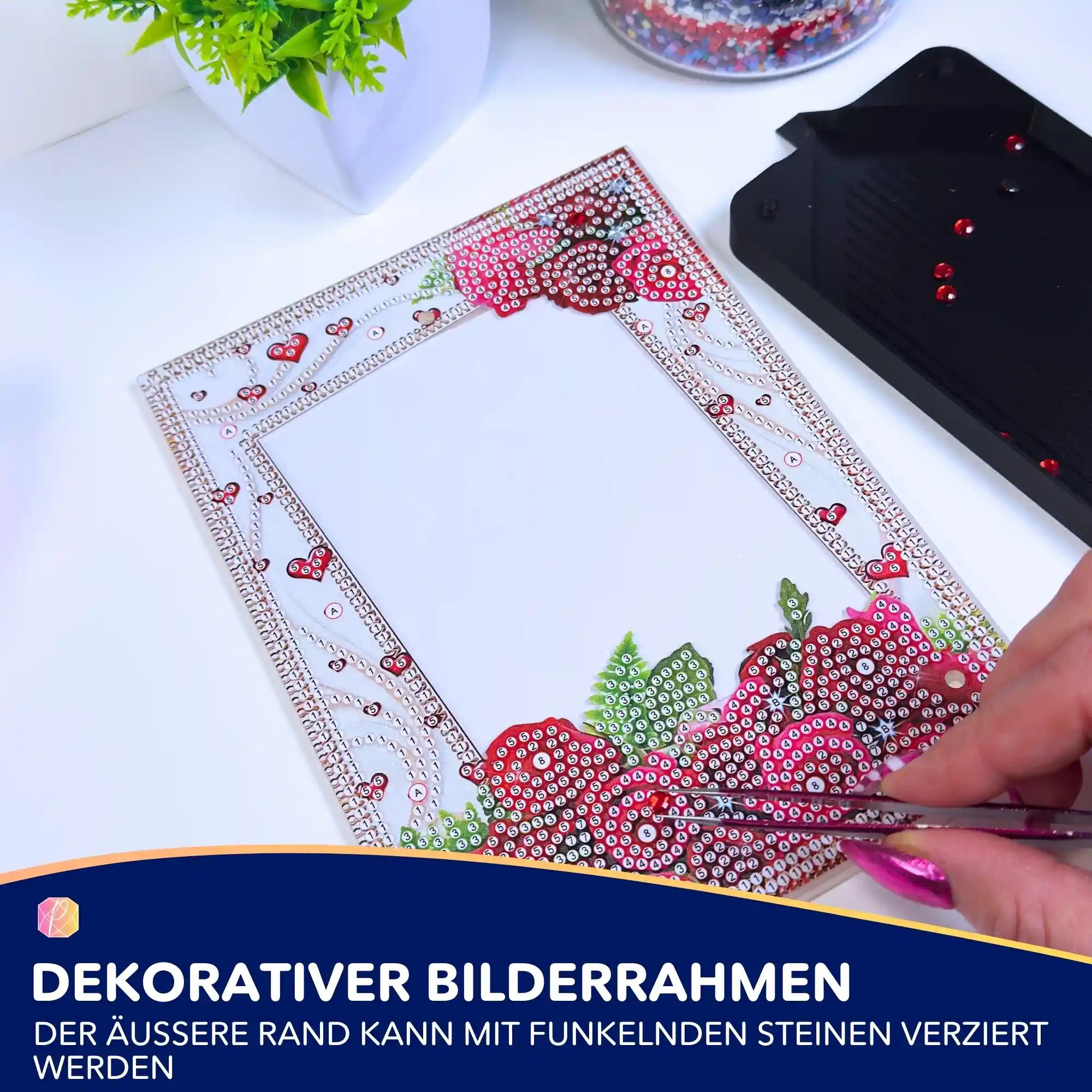 Diamond Painting Bilderrahmen "Love" - Image 2