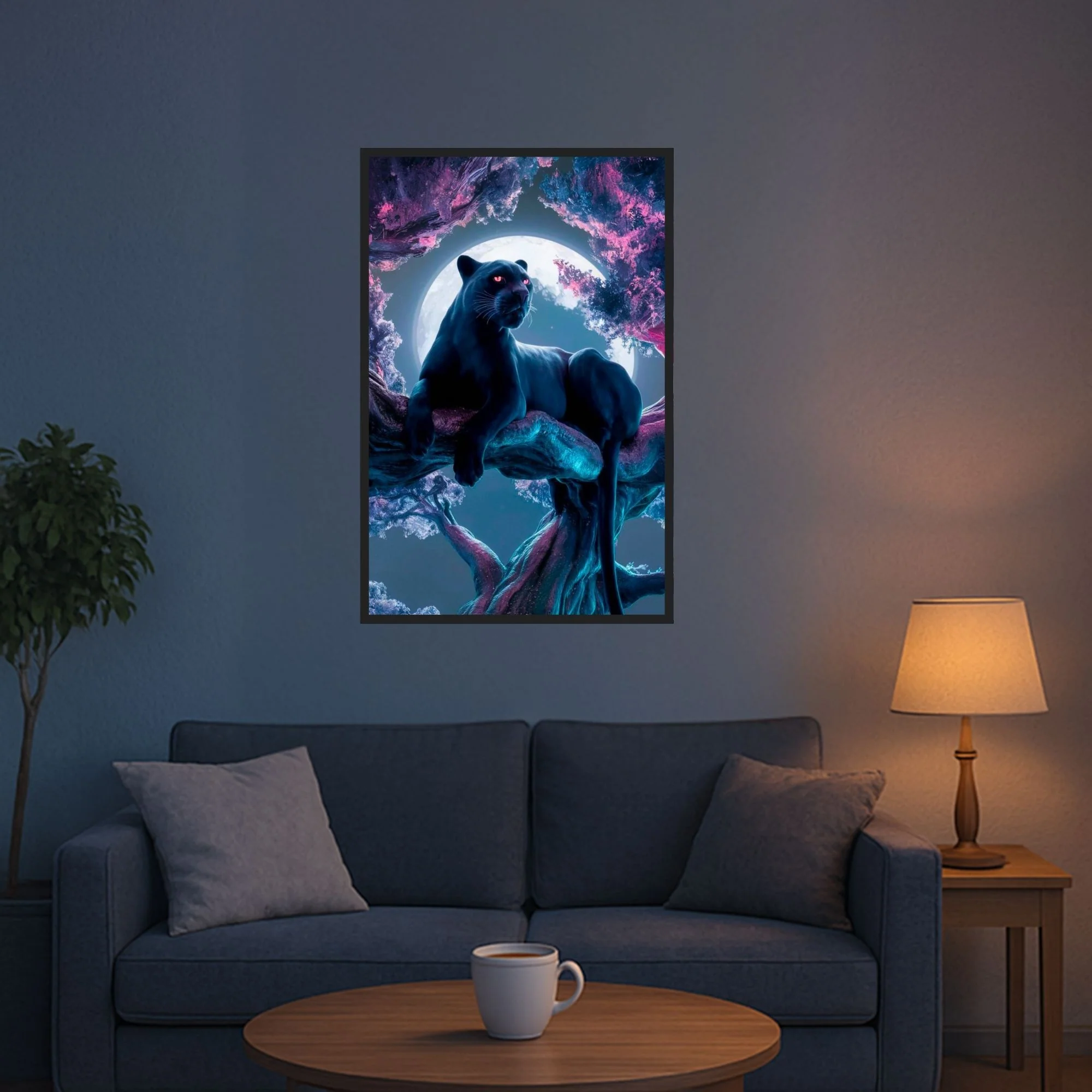Diamond Painting - Black Panther Kirschblütentraum - Image 5