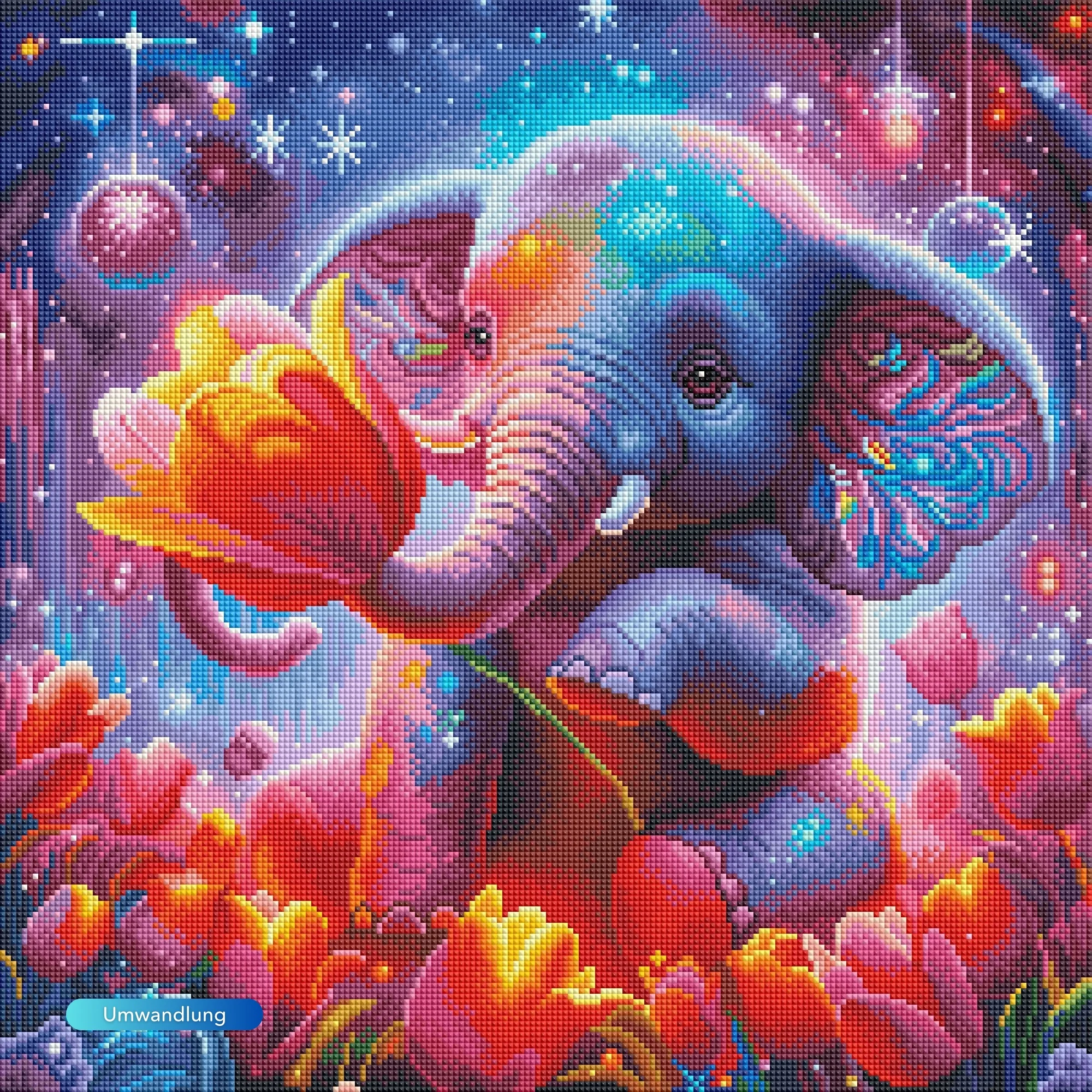 Diamond Painting - Elefantenmädchen - Image 2