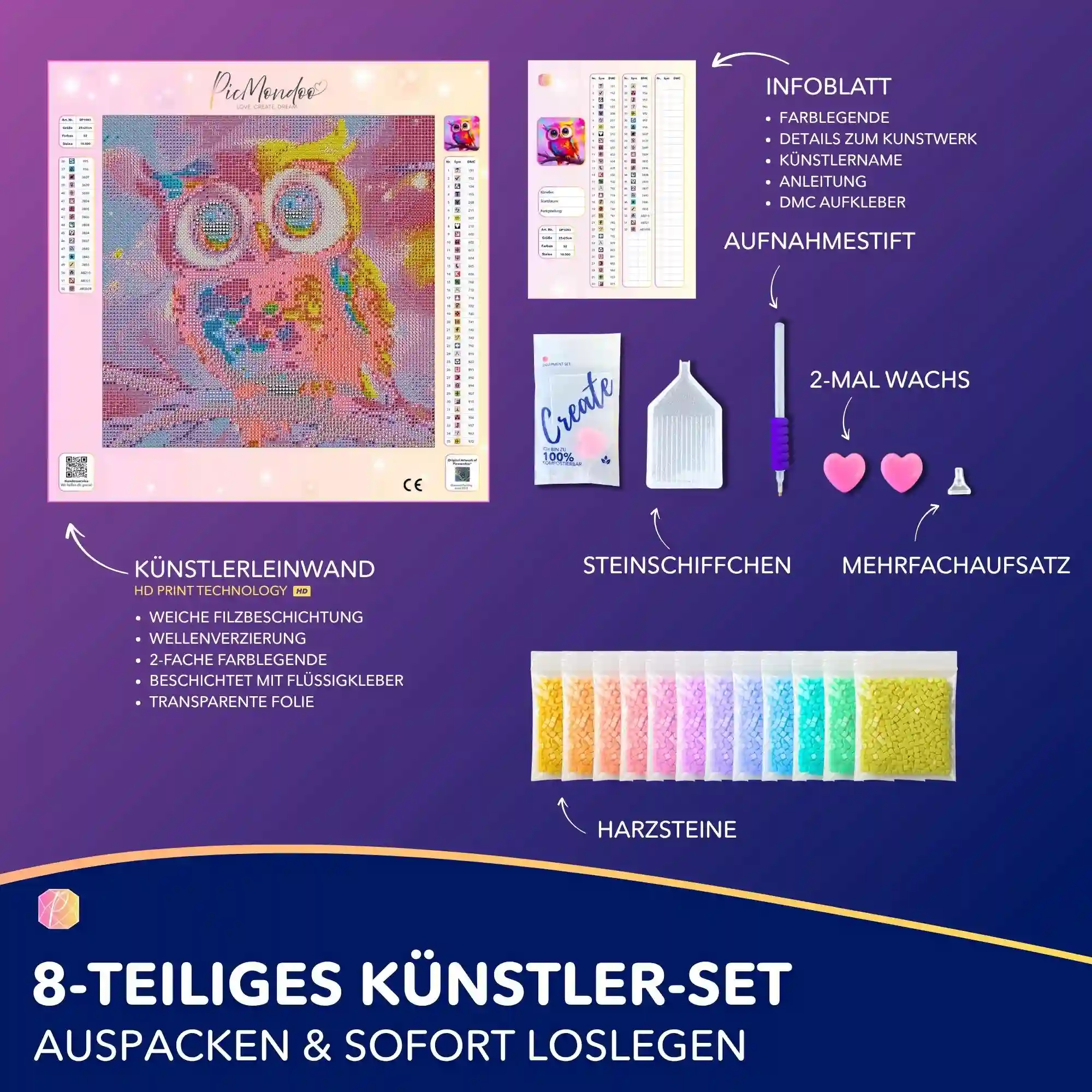 Diamond Painting - Eulchen Eulalia - Image 3