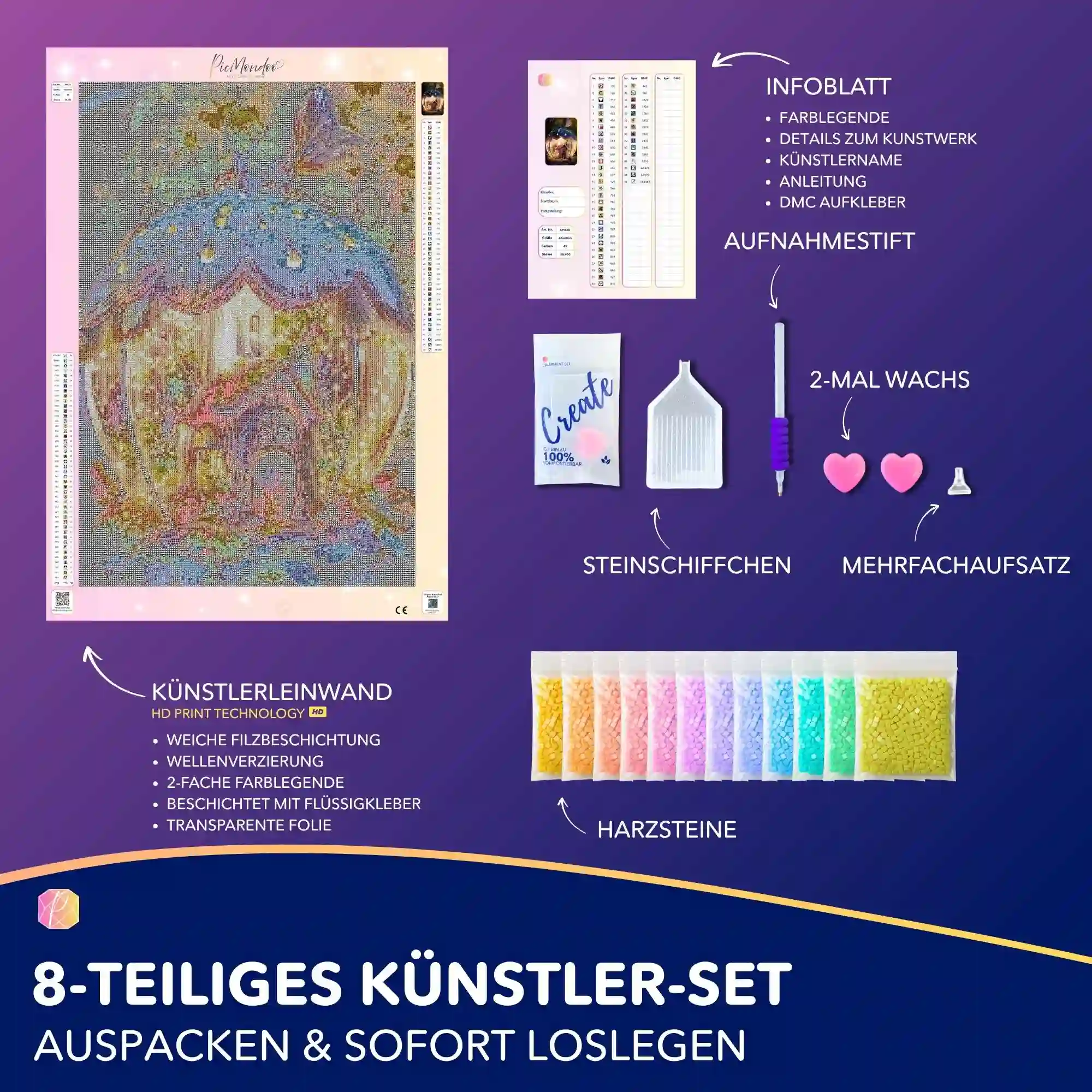 Diamond Painting - Fantasiehaus - Image 3