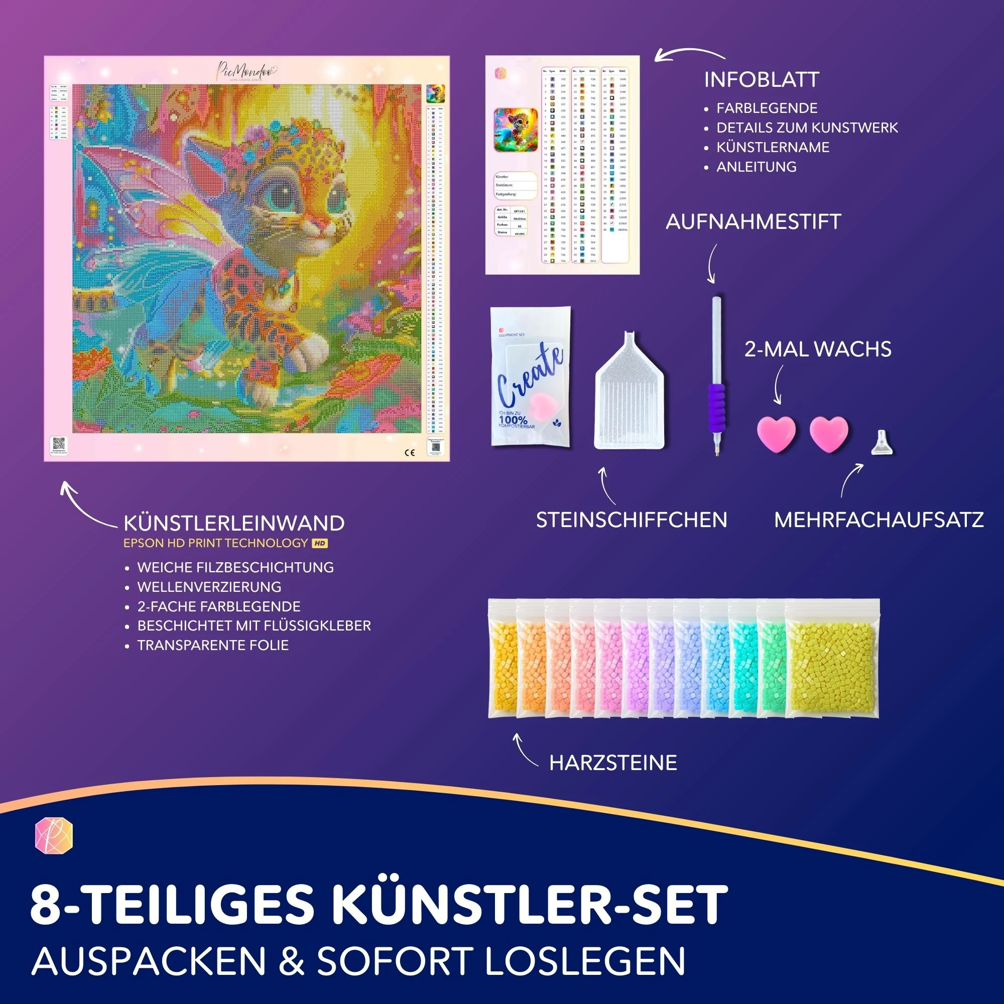 Diamond Painting - Finja die kleine Tigerfee - Image 4