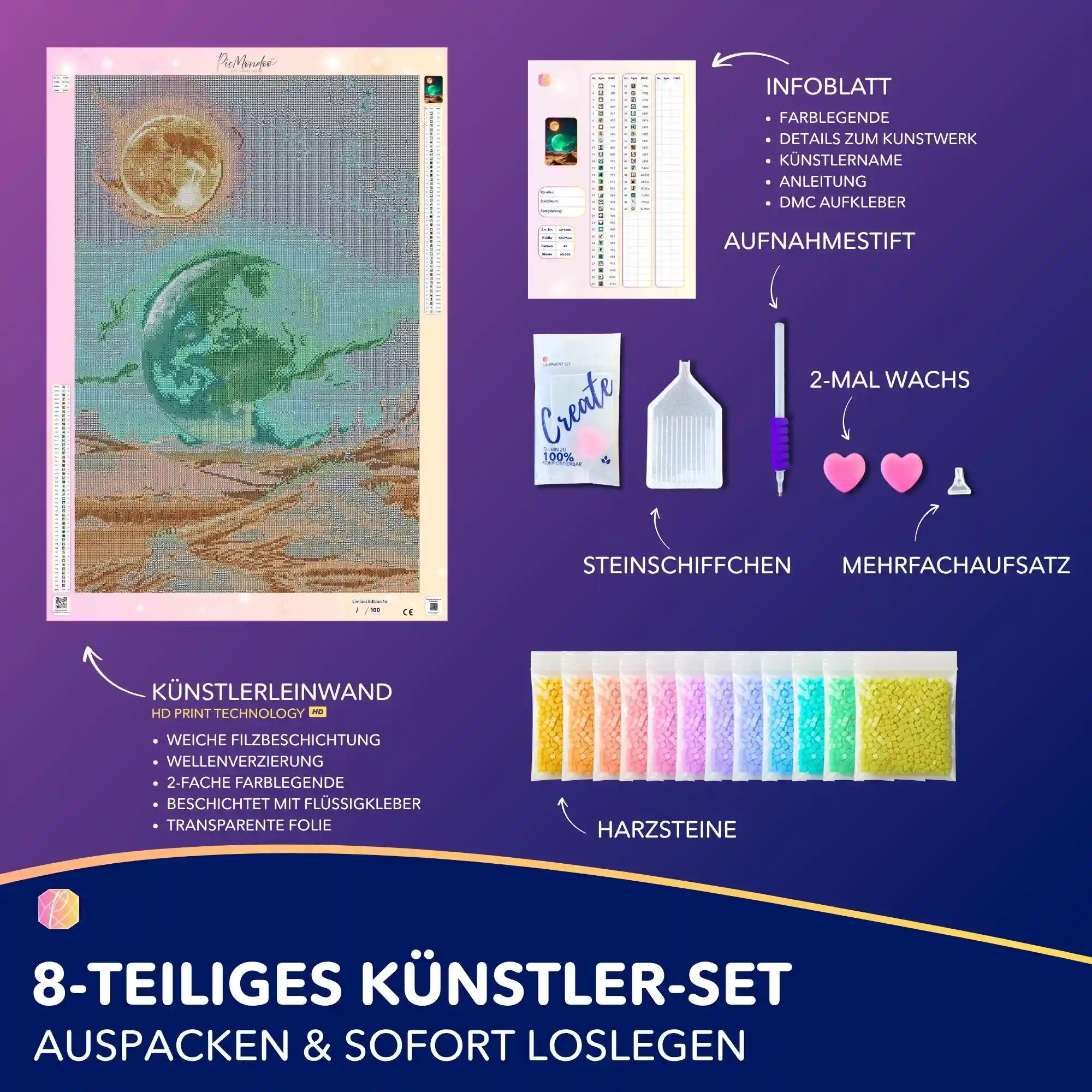Diamond Painting - Finsternis "Limited Edition" - Image 3