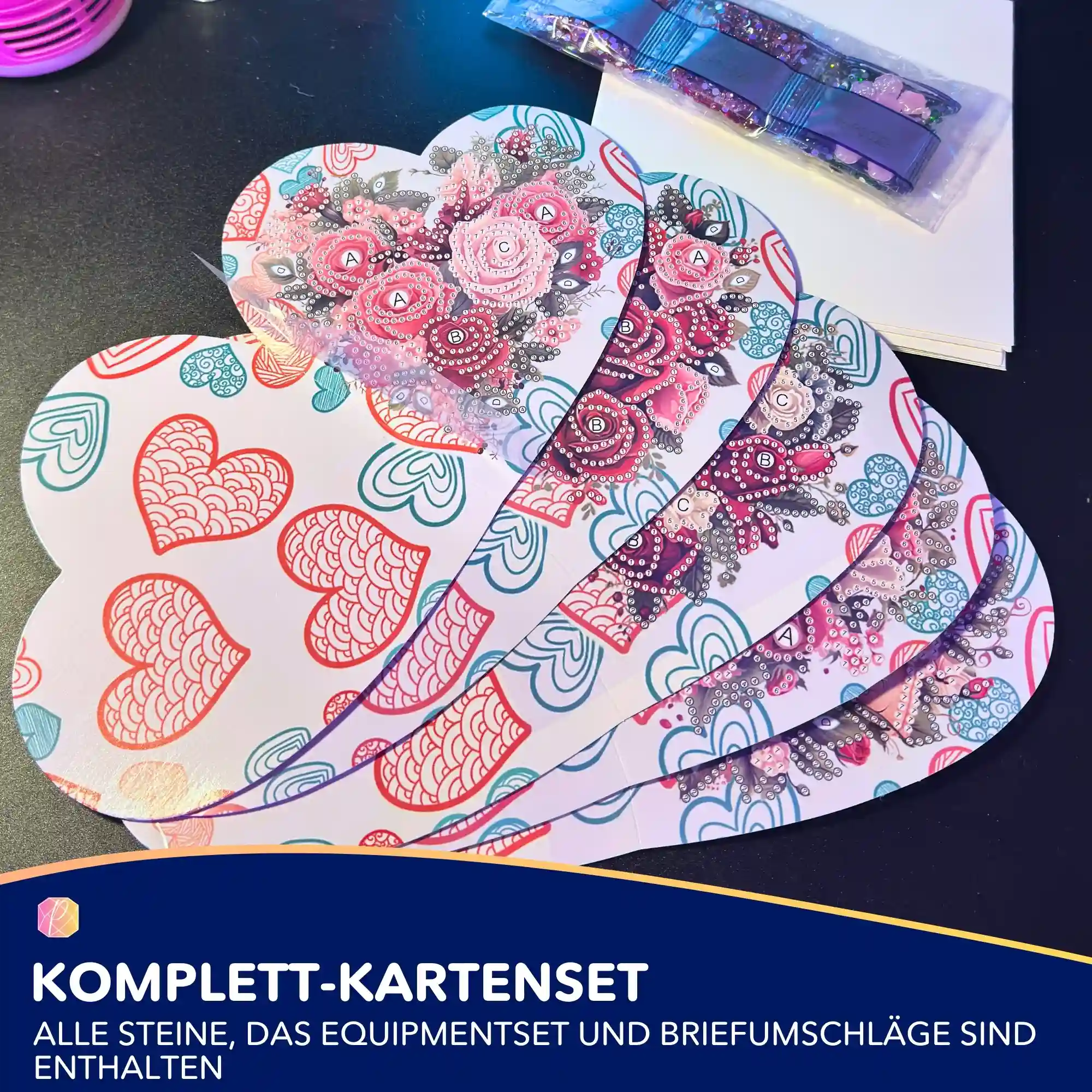 Diamond Painting Geschenkkarten Liebe - Image 5