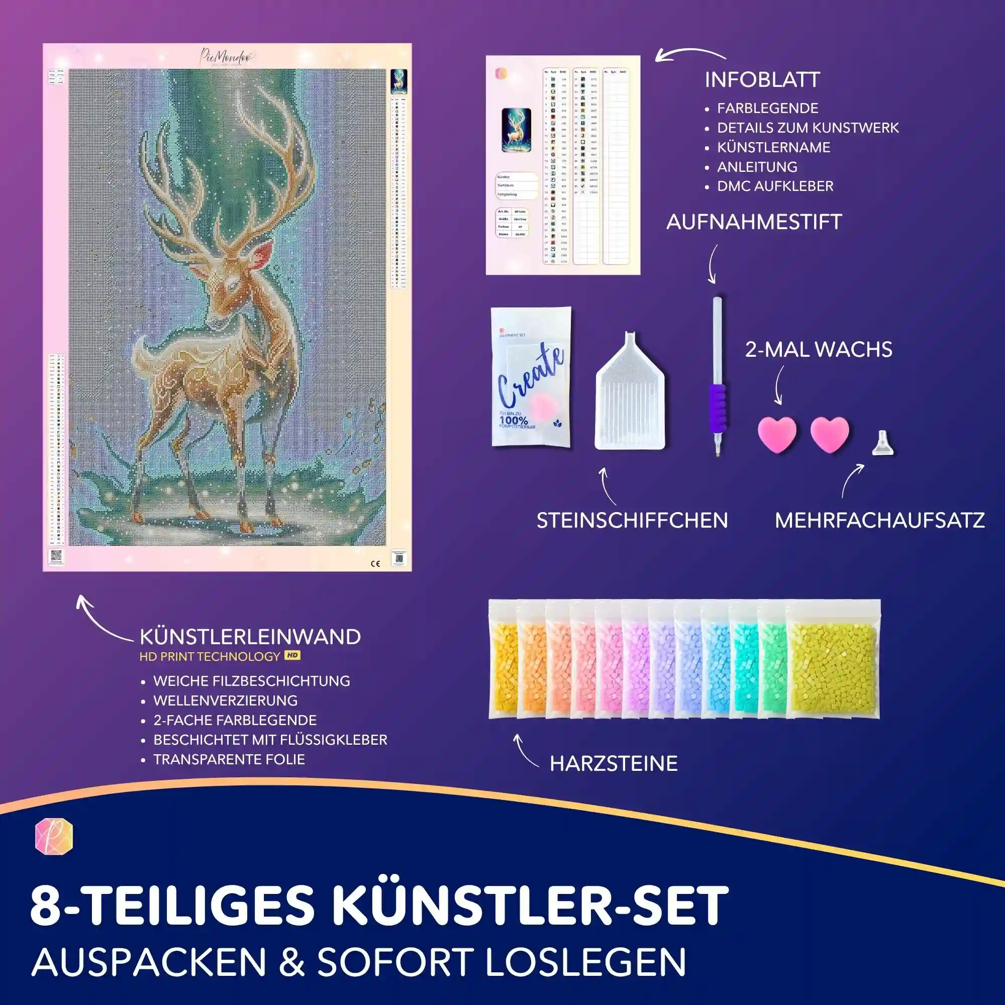 Diamond Painting - Herr der Wälder - Image 3
