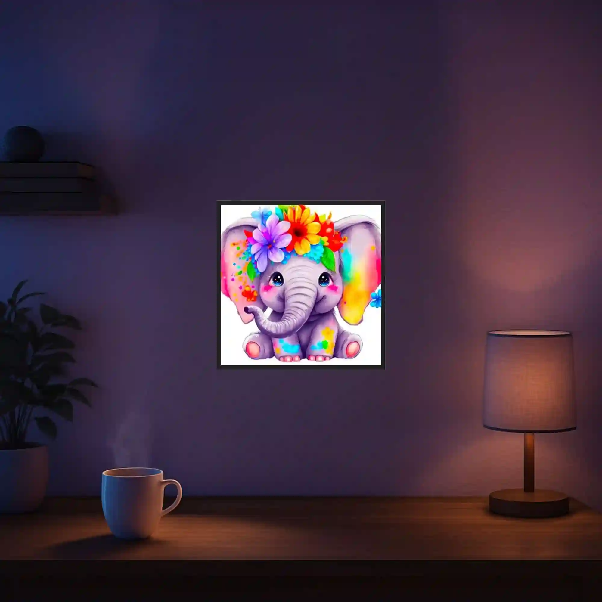Diamond Painting Kids - Der kleine Blumenelefant - Image 5