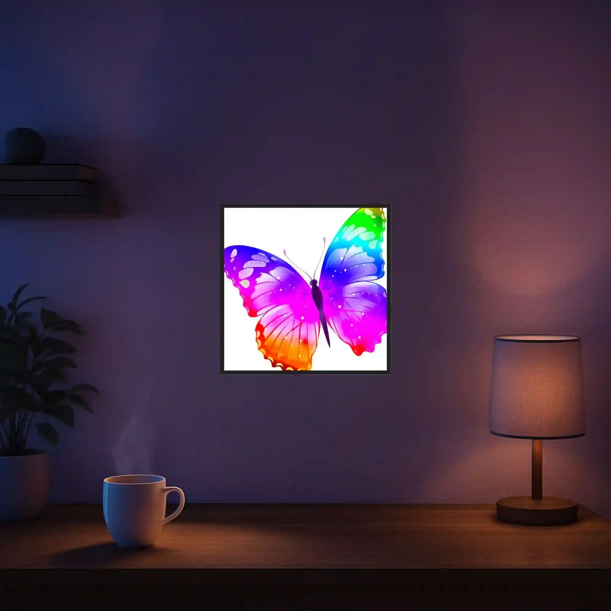 Diamond Painting Kids - Farbenfroher Schmetterling - Image 5
