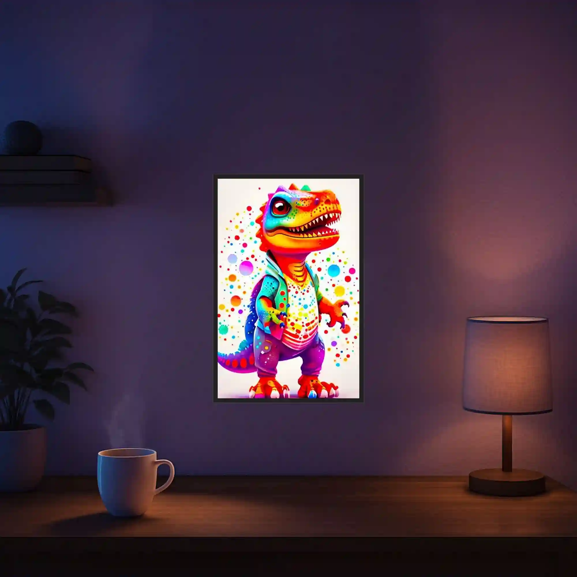 Diamond Painting Kids - Kunterbunter Dinosaurier - Image 5