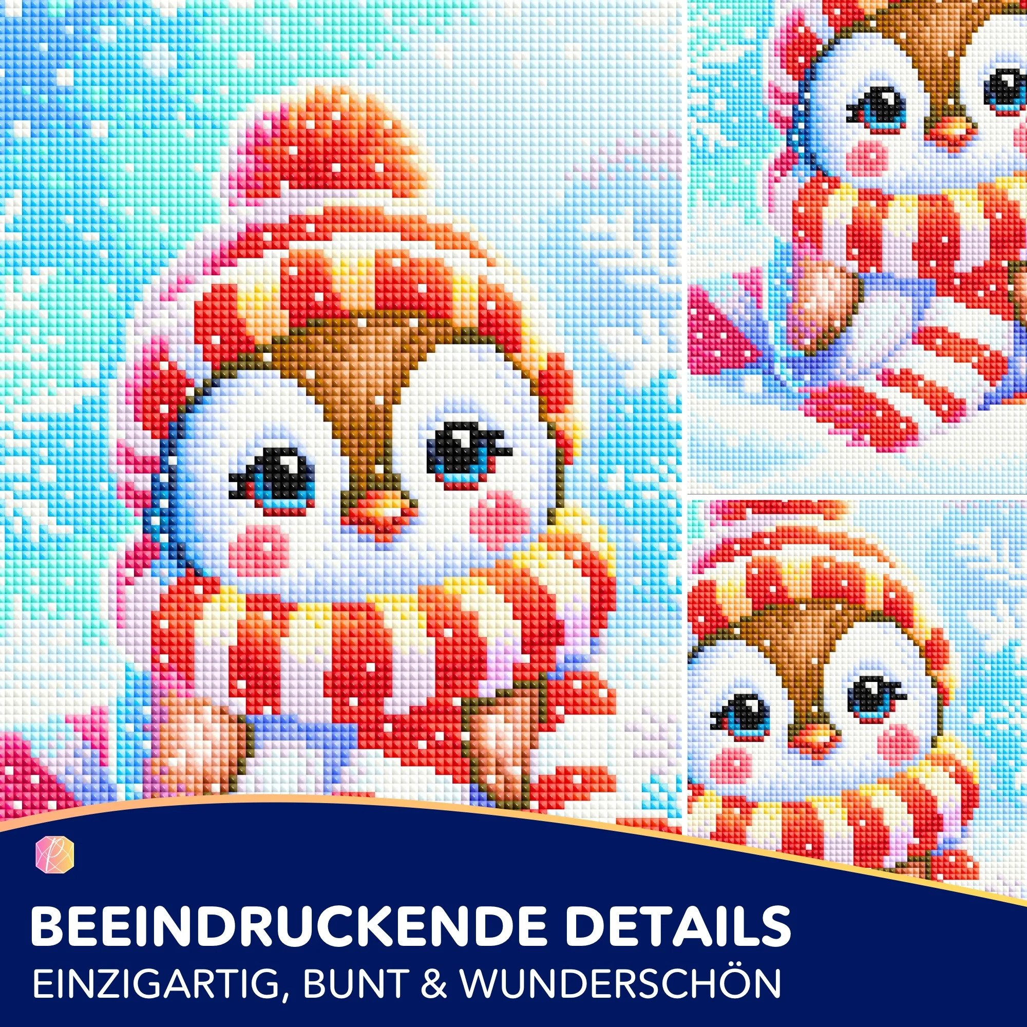 Diamond Painting - Kleiner Pinguin Pixie - Image 2