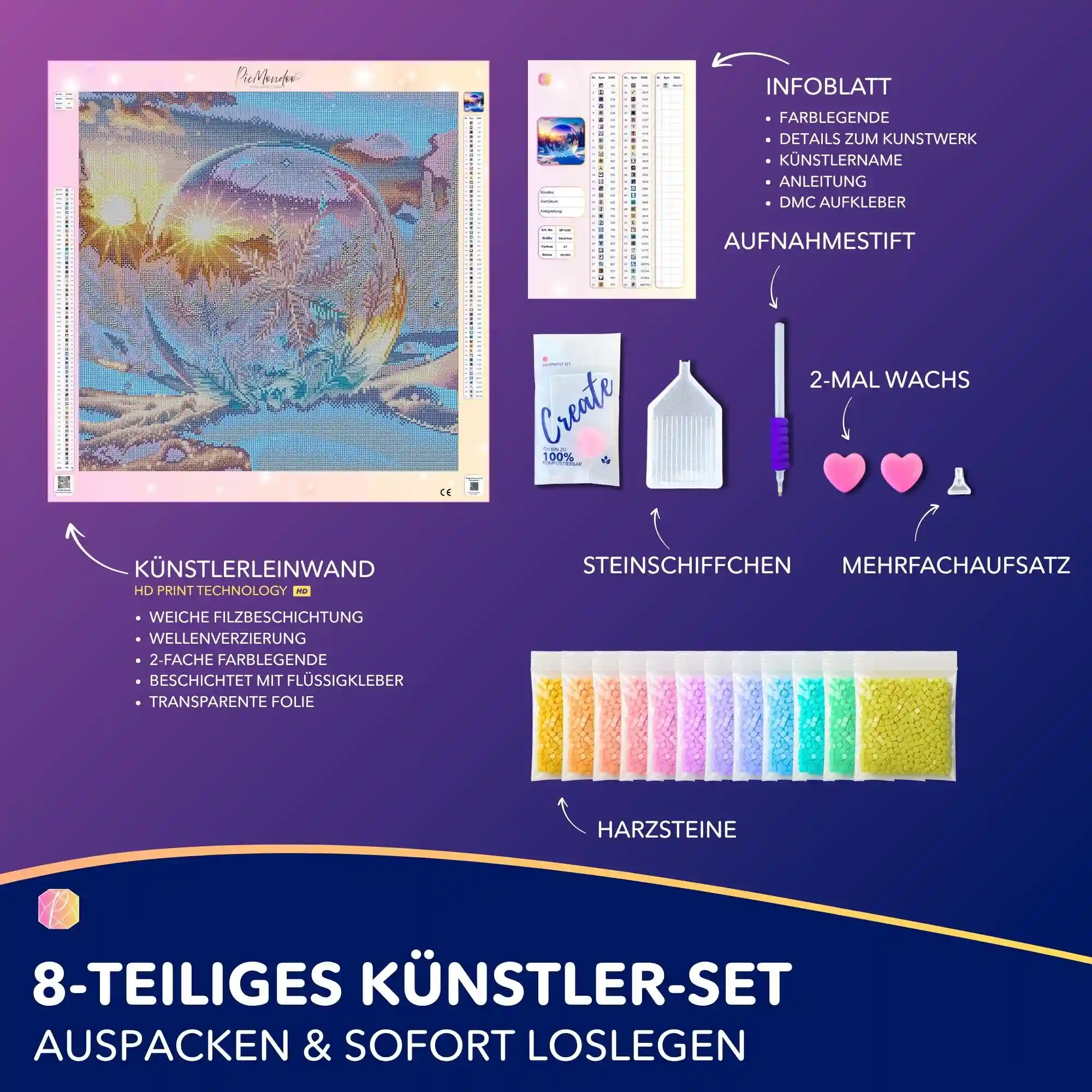 Diamond Painting - Kristallwelt - Image 3