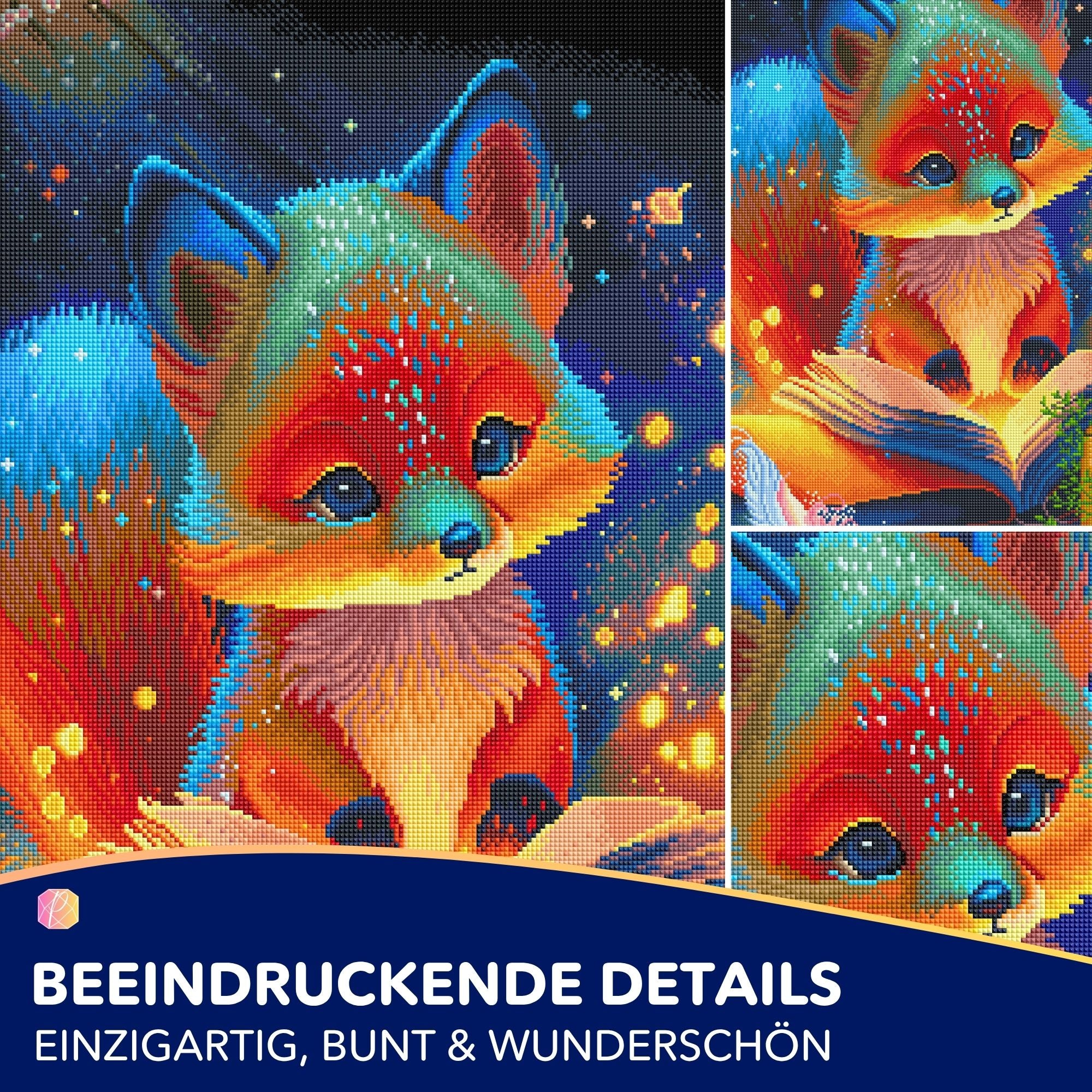 Diamond Painting - Lesestunde im Fuchswald "Limited Edition" - Image 2