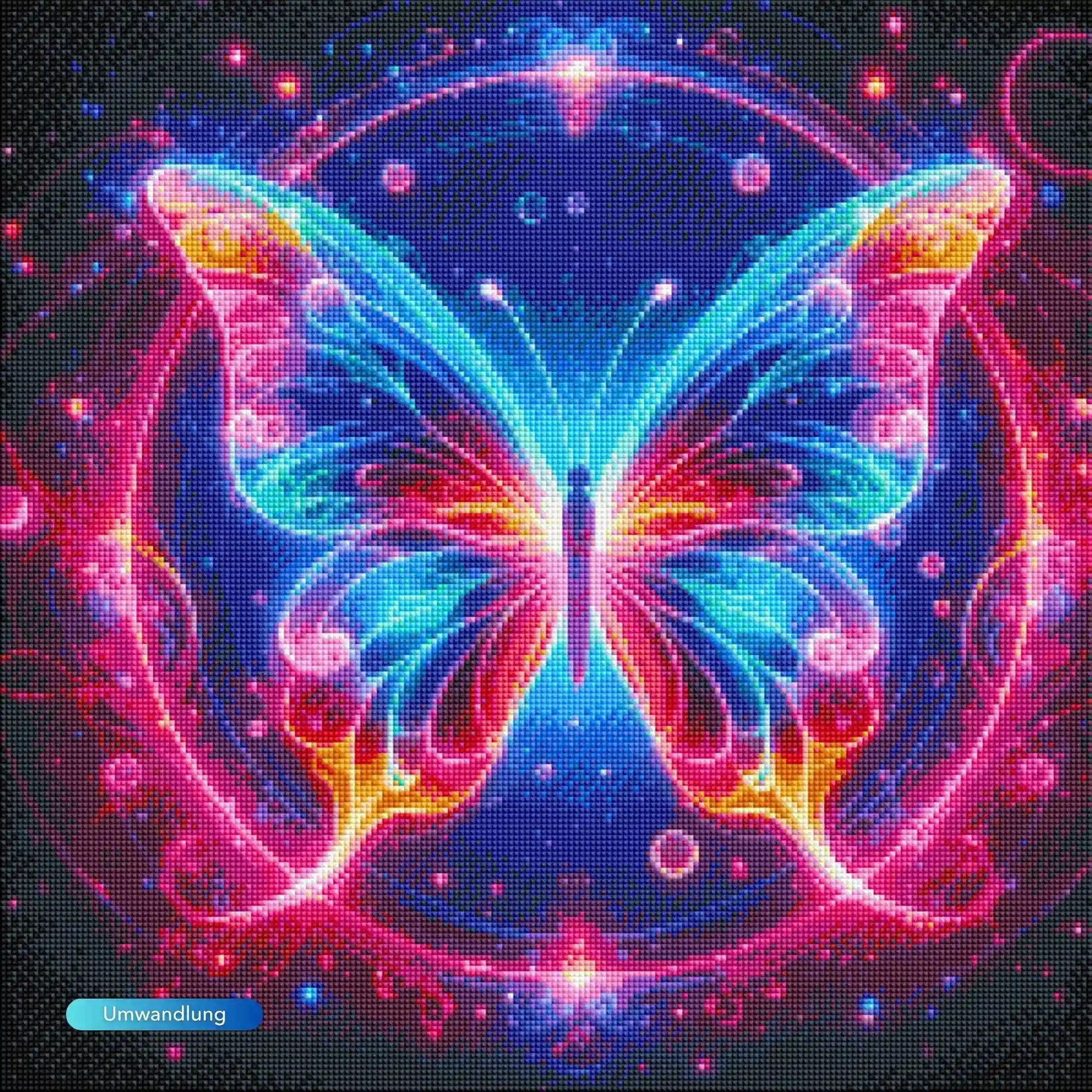Diamond Painting Leuchtbild Special - Circle of Butterfly - Image 2