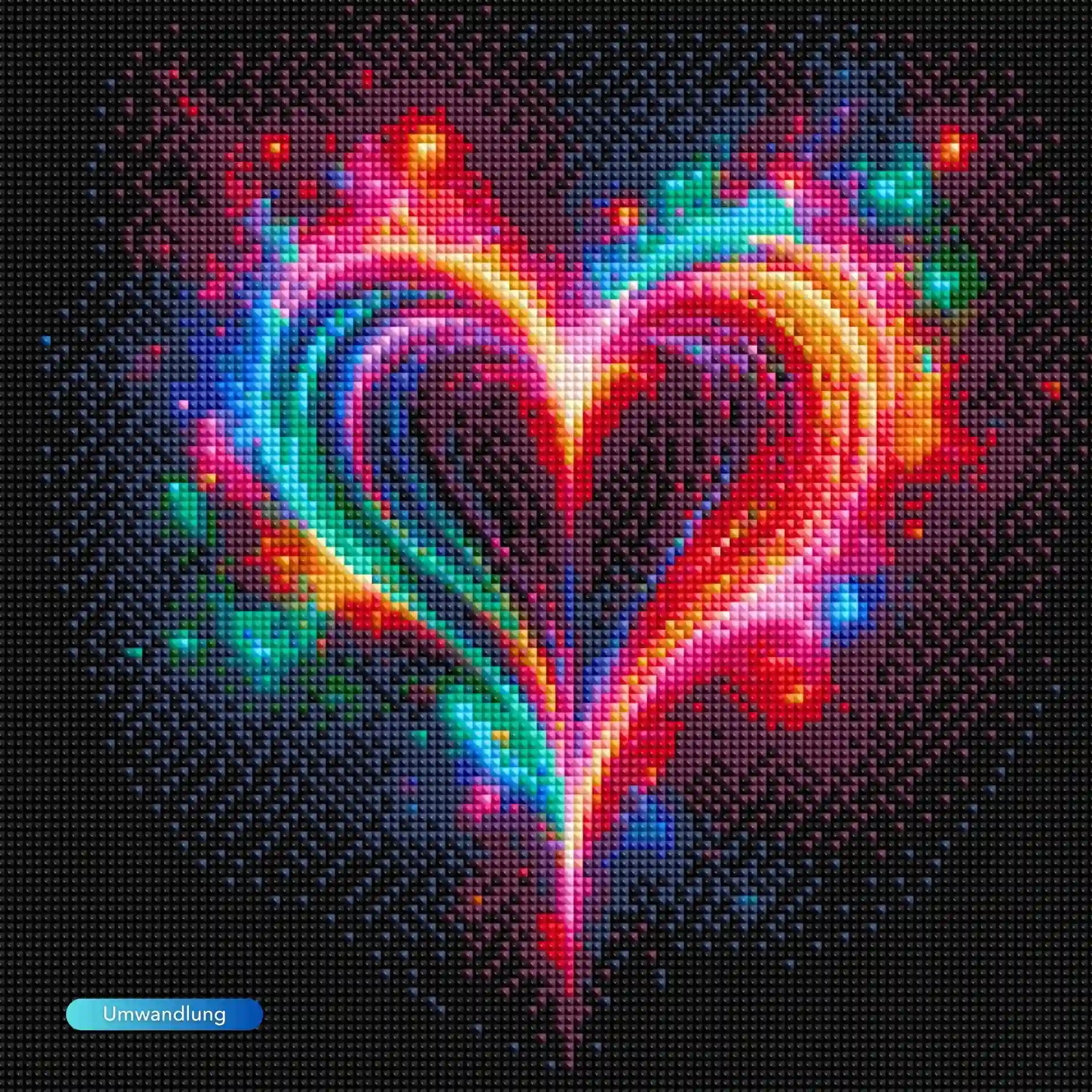 Diamond Painting Leuchtbild Special - Herzflimmern - Image 2