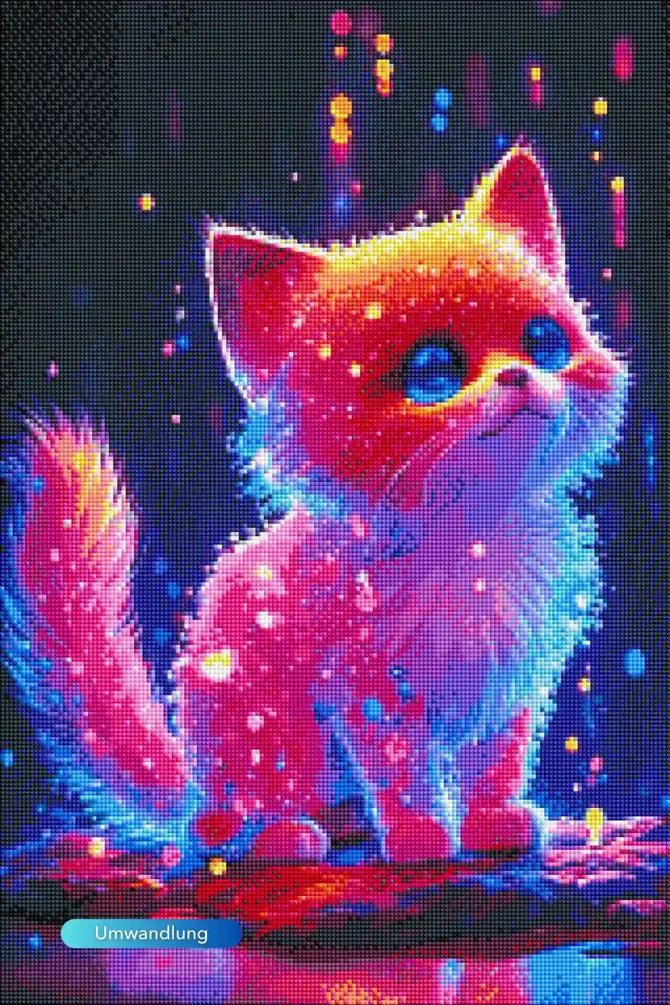 Diamond Painting Leuchtbild Special - Zuckerkätzchen - Image 2