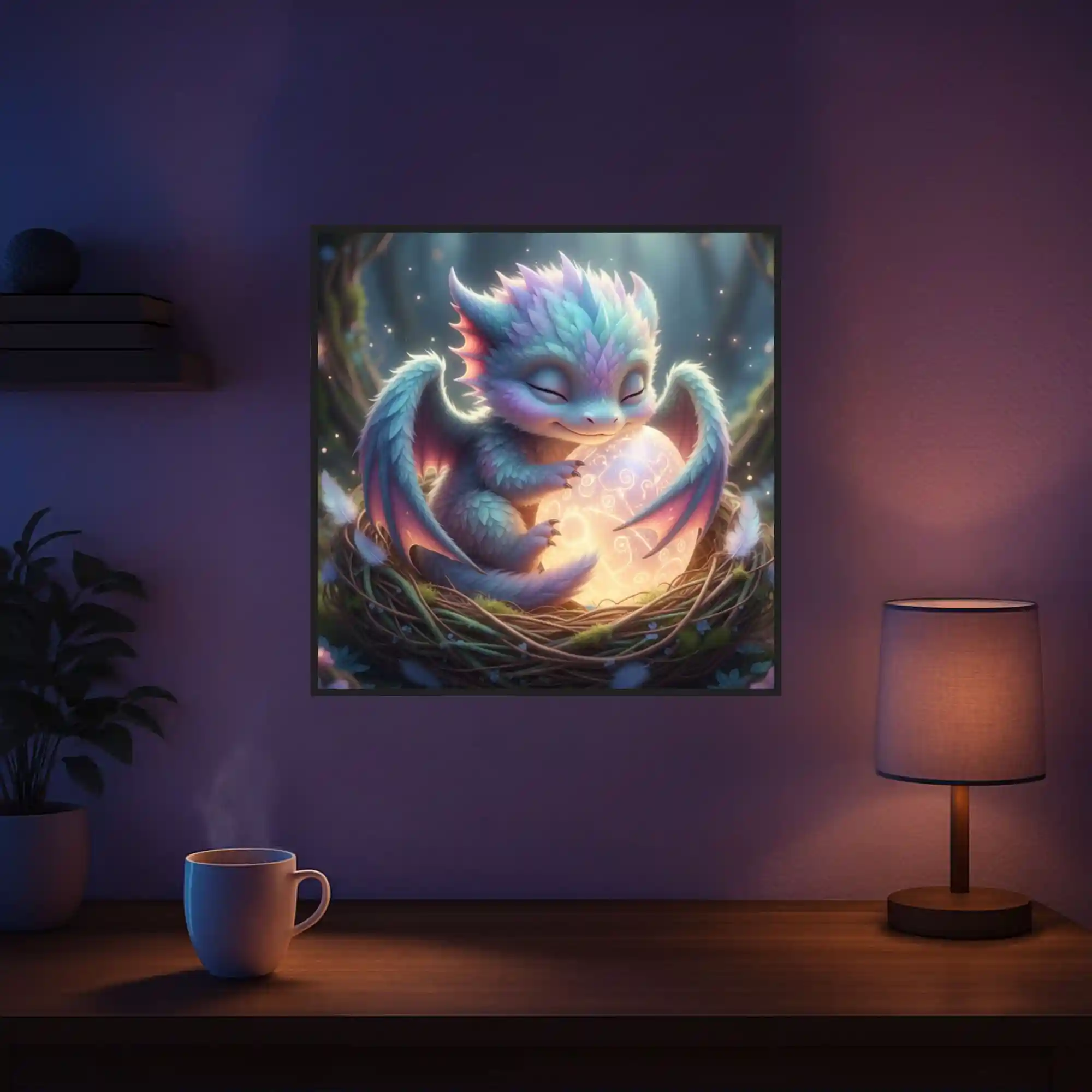 Diamond Painting - Lichtdrache Faye "Limited Edition" - Image 5