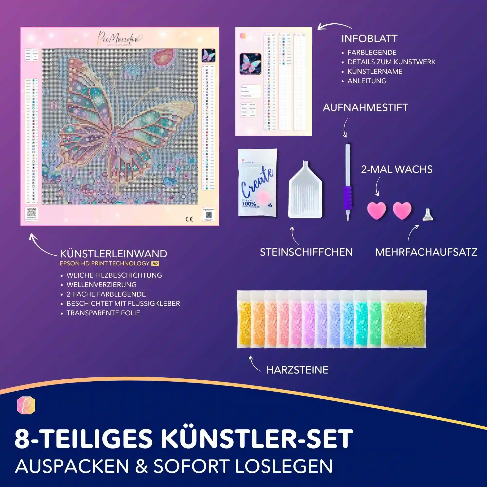 Diamond Painting - Lichttänzer - Image 3