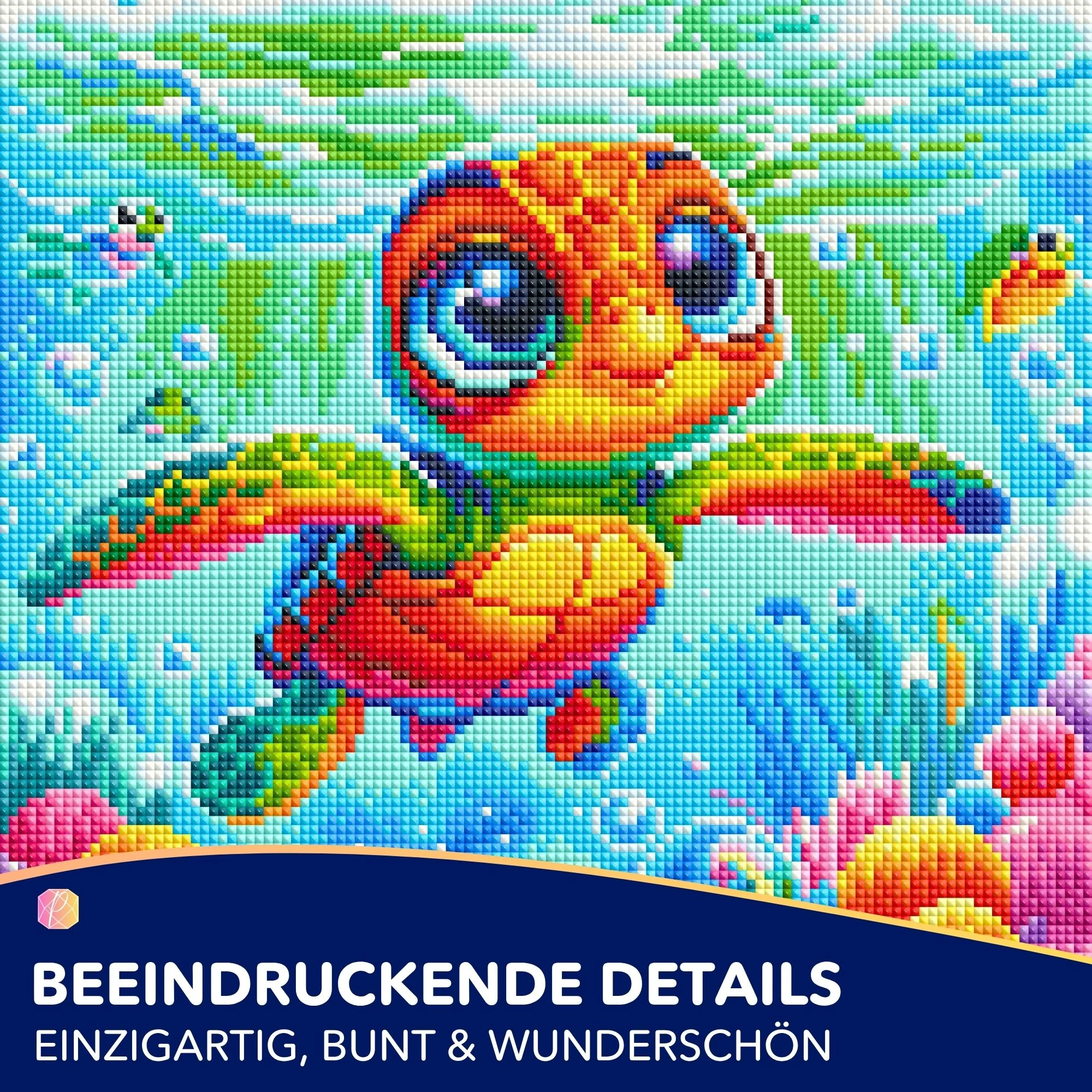 Diamond Painting - Lotta, die kleine Meeresschildkröte - Image 2