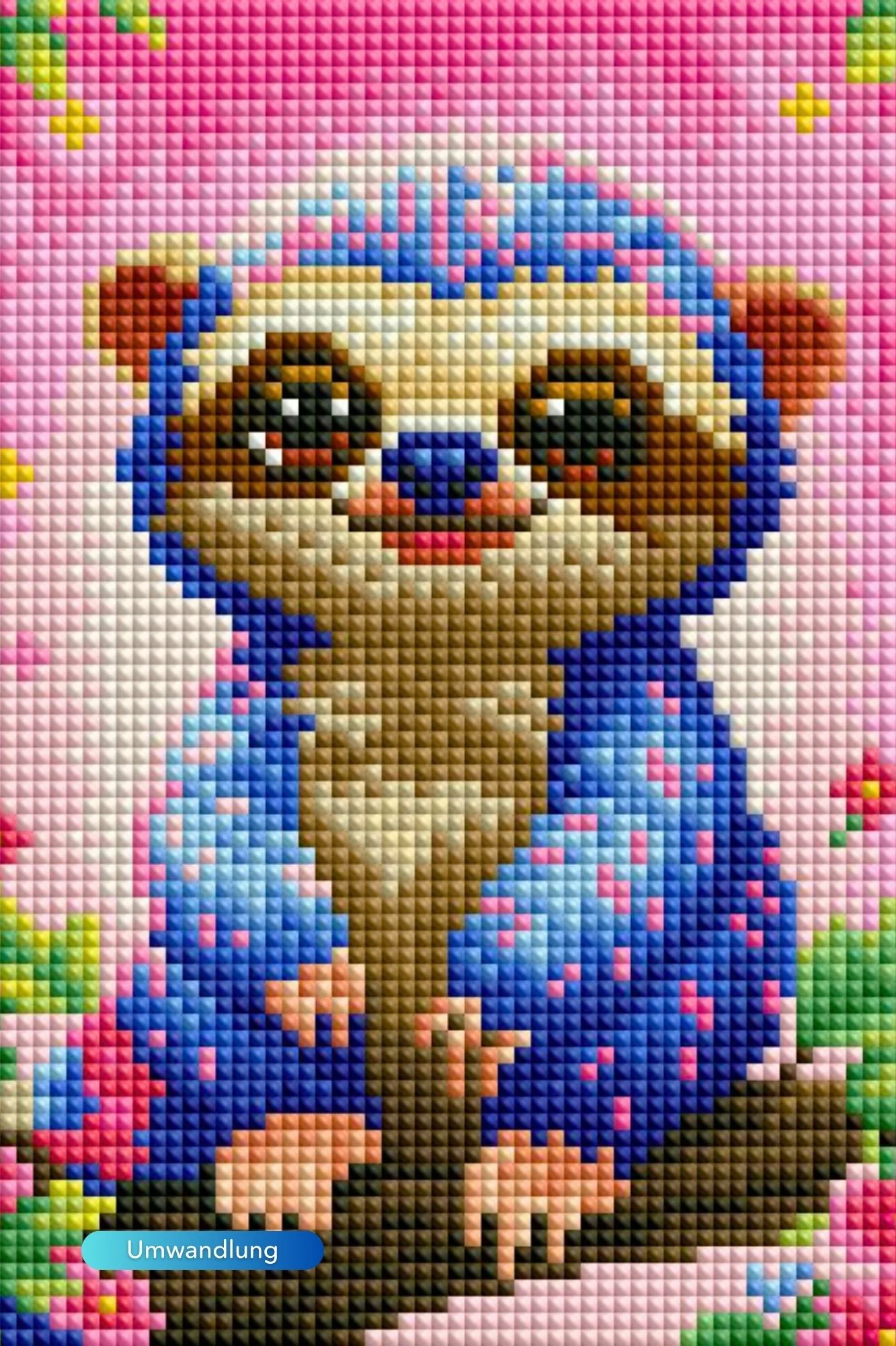 Diamond Painting Mini - Kleiner Faulenzer - Image 2