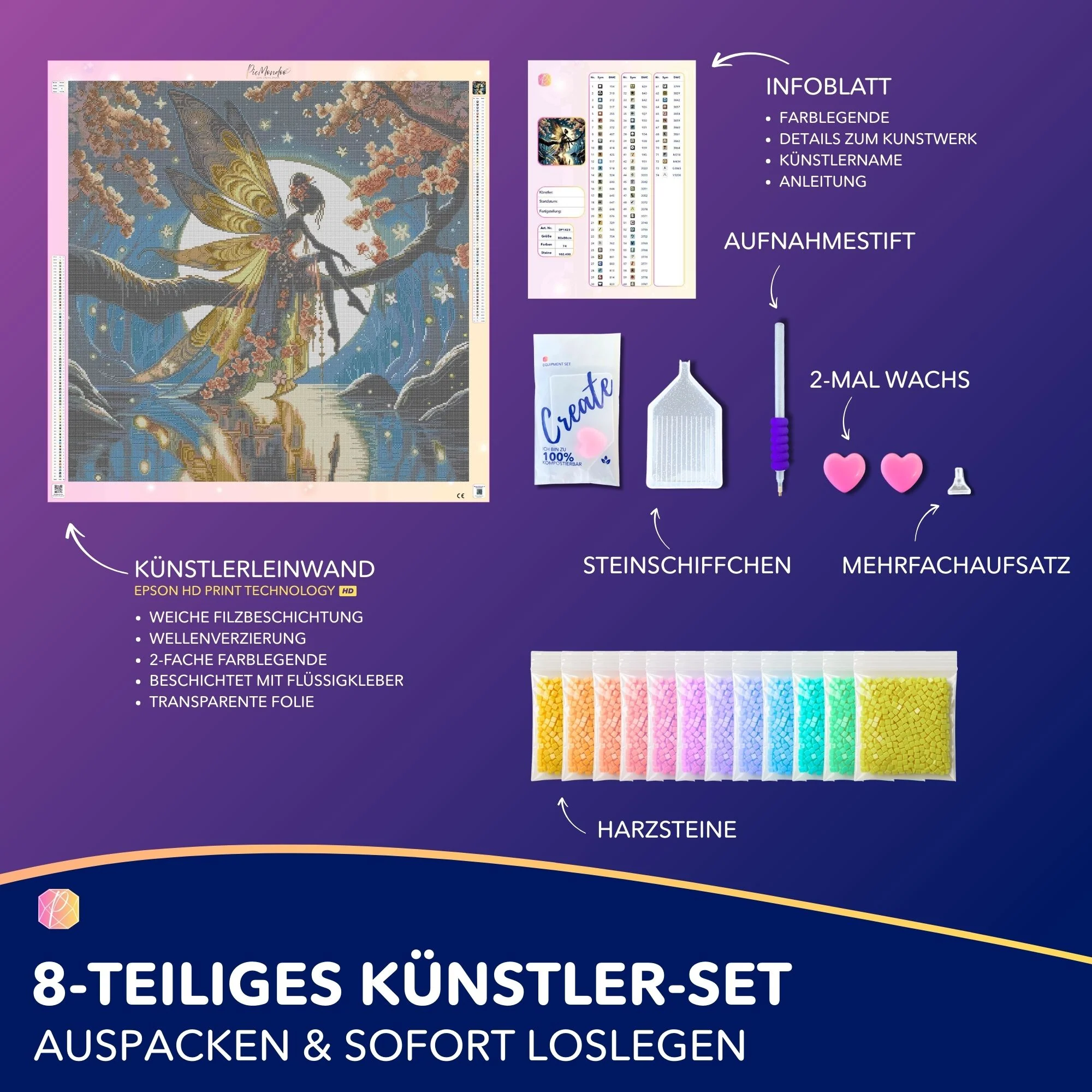 Diamond Painting - Mondscheinfee - Image 4