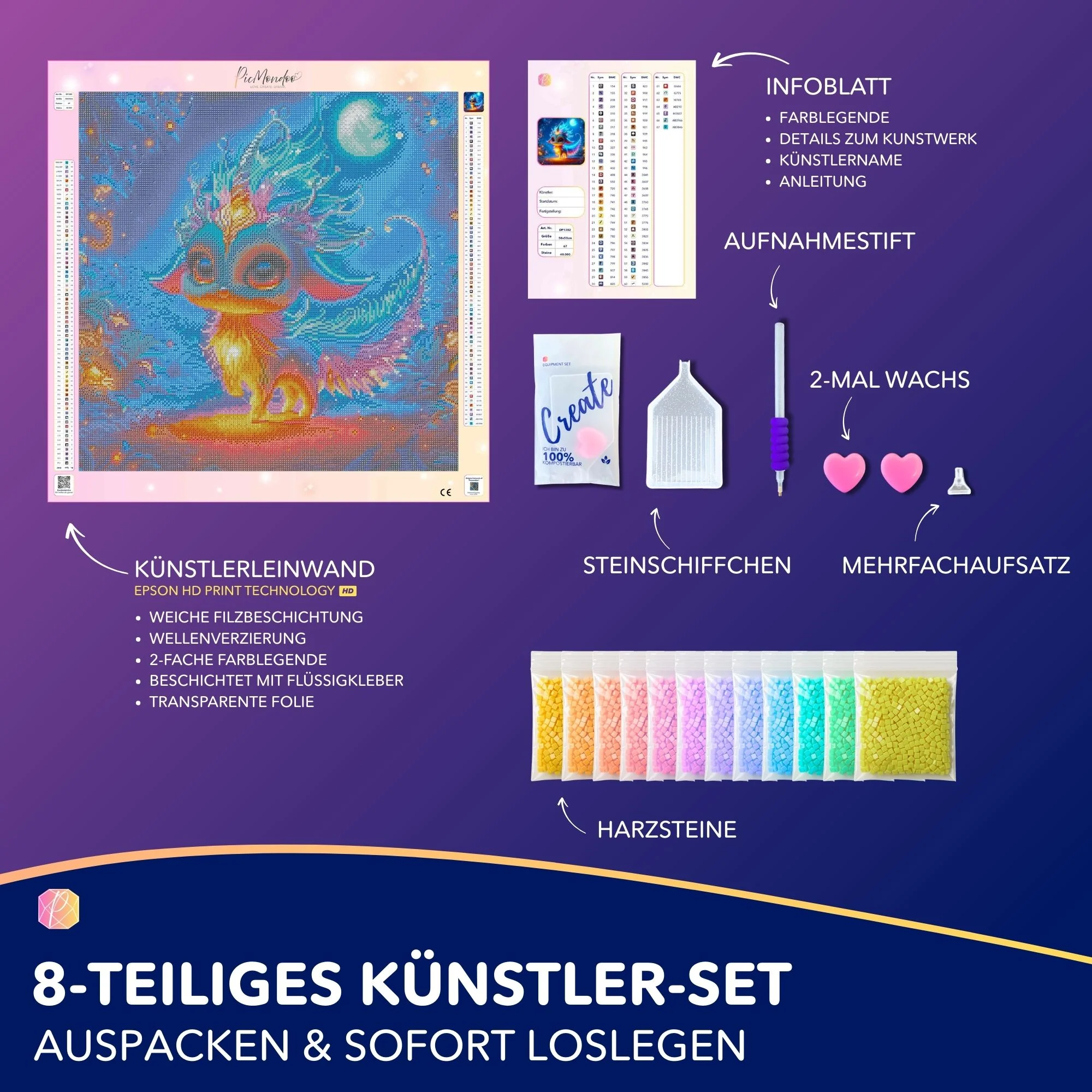 Diamond Painting - Mondscheintanz - Image 4