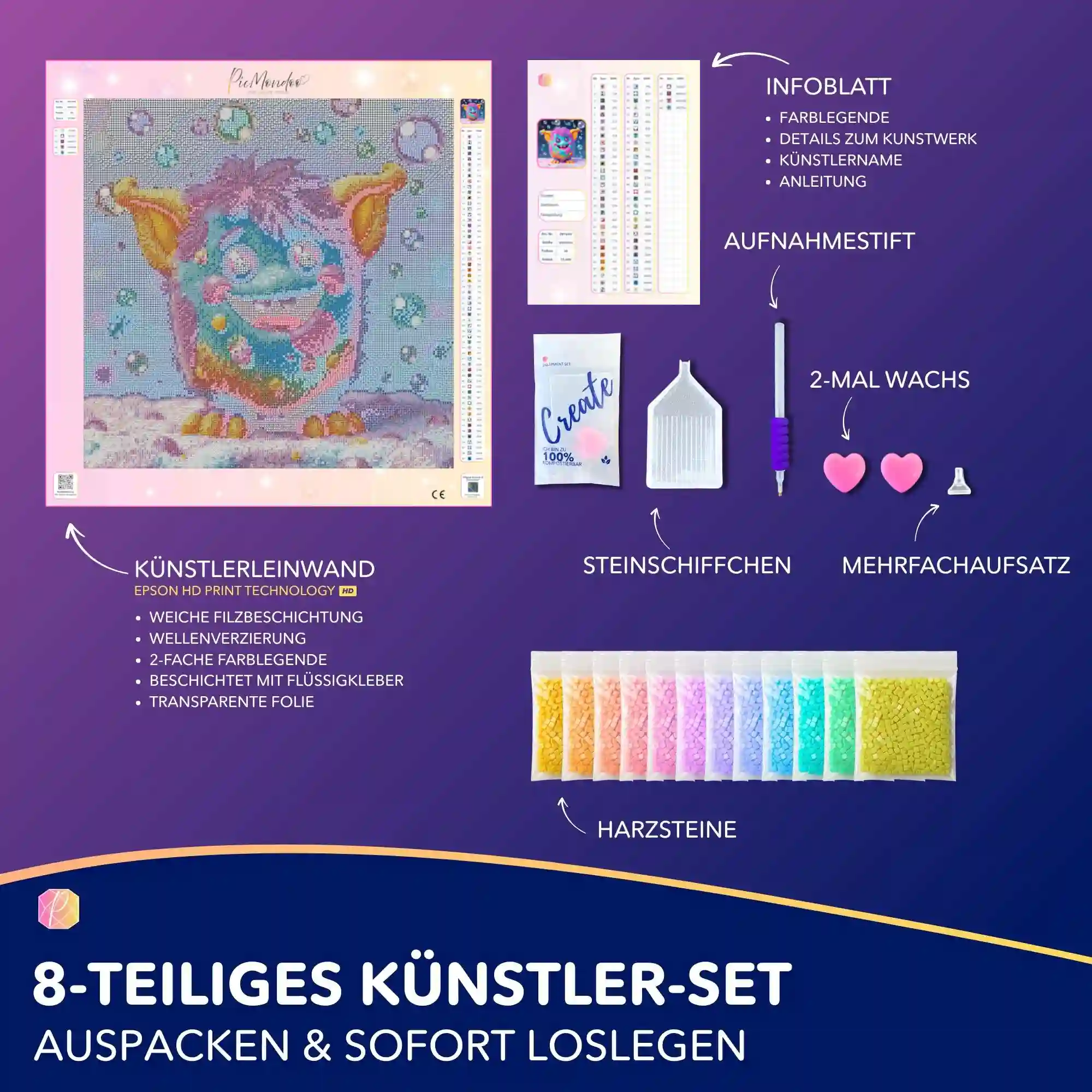 Diamond Painting - Moni Live Verkauf - Grinsebacke - Image 3