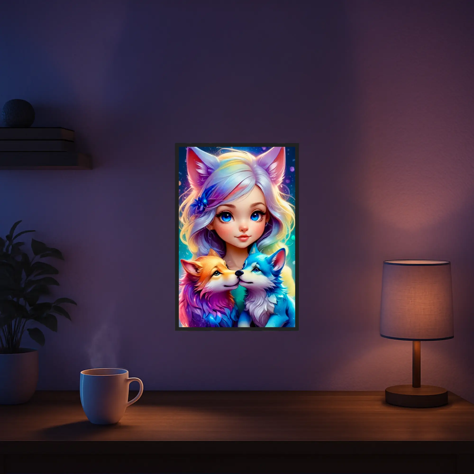 Diamond Painting - Moni Live Verkauf - Wolfsmädchen Finja - Image 5