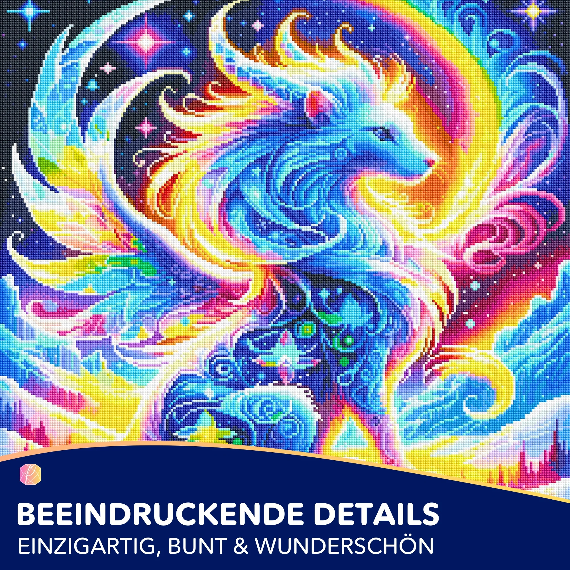 Diamond Painting - Monja die Hüterin der Berge - Image 2