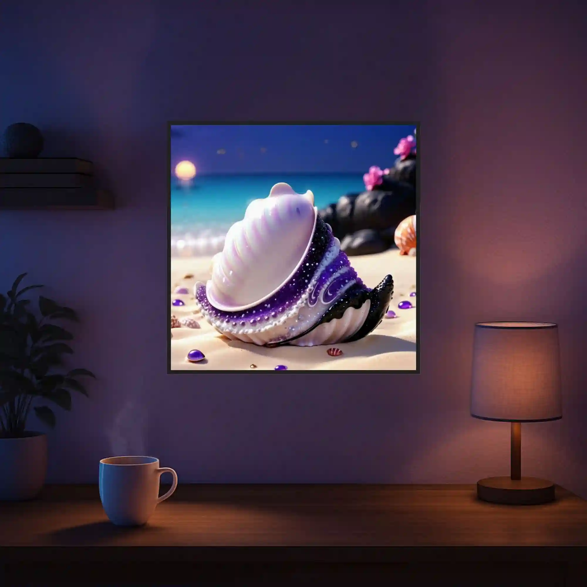 Diamond Painting - Muschel Violett - Image 5