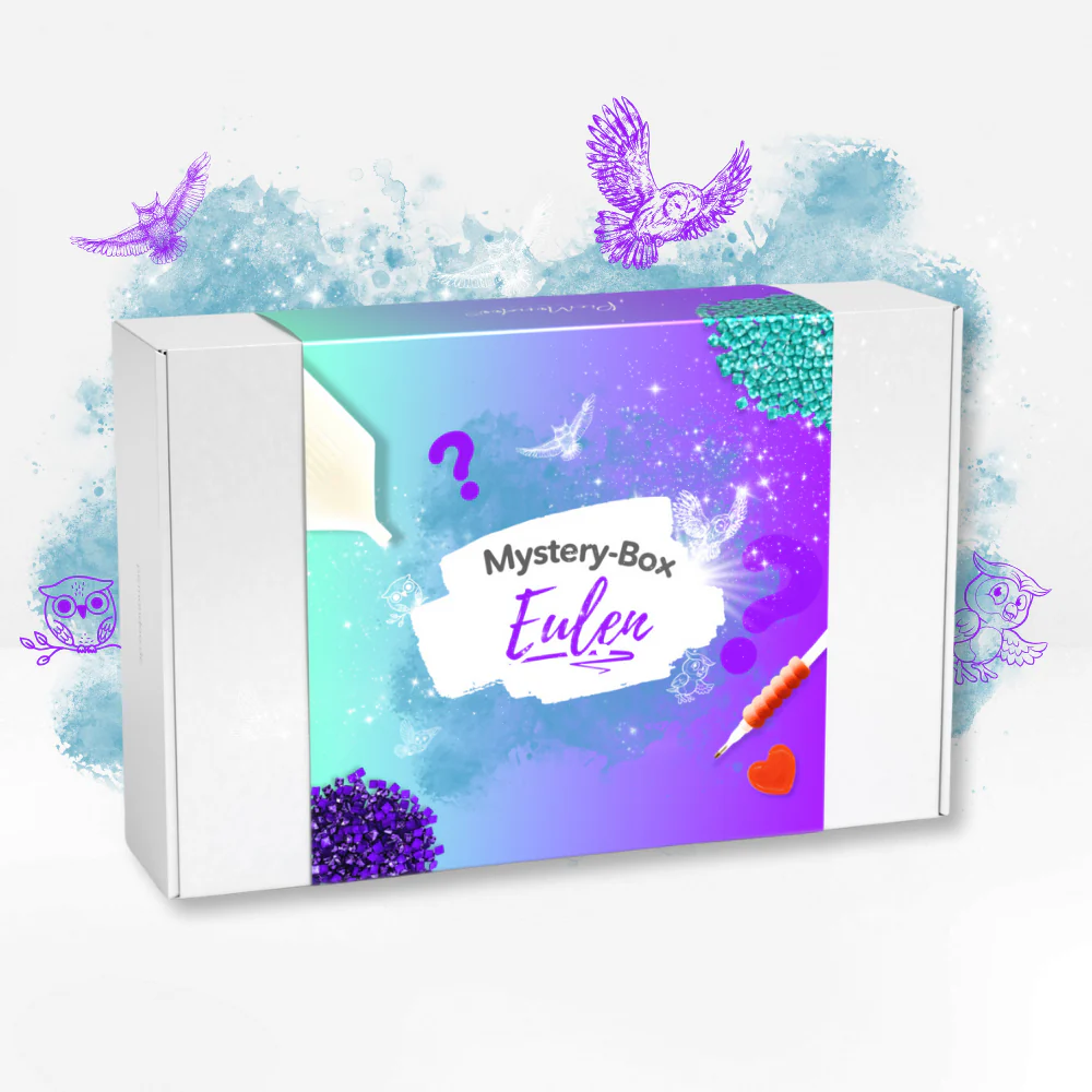 Diamond Painting Mystery-Box "Eulen" (#1)
