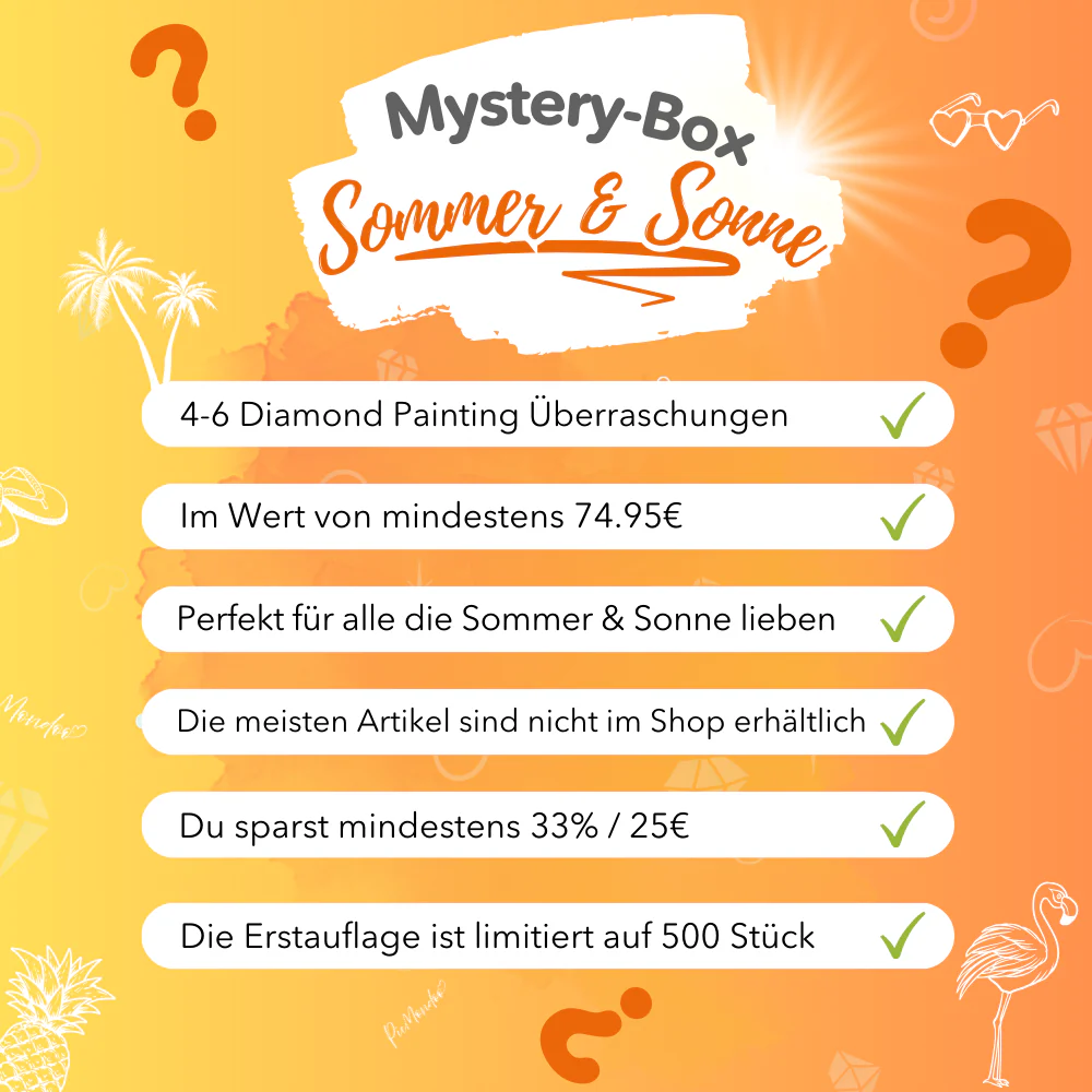 Diamond Painting Mystery-Box "Sommer & Sonne" (#1) - Image 3