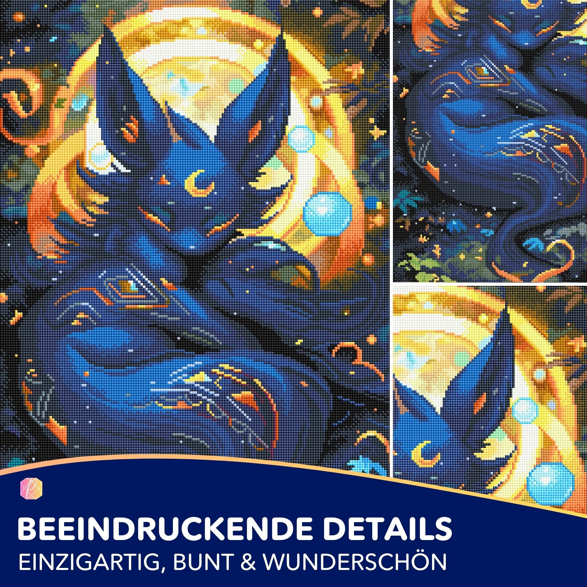 Diamond Painting - Mystisches Nachtwesen - Image 2