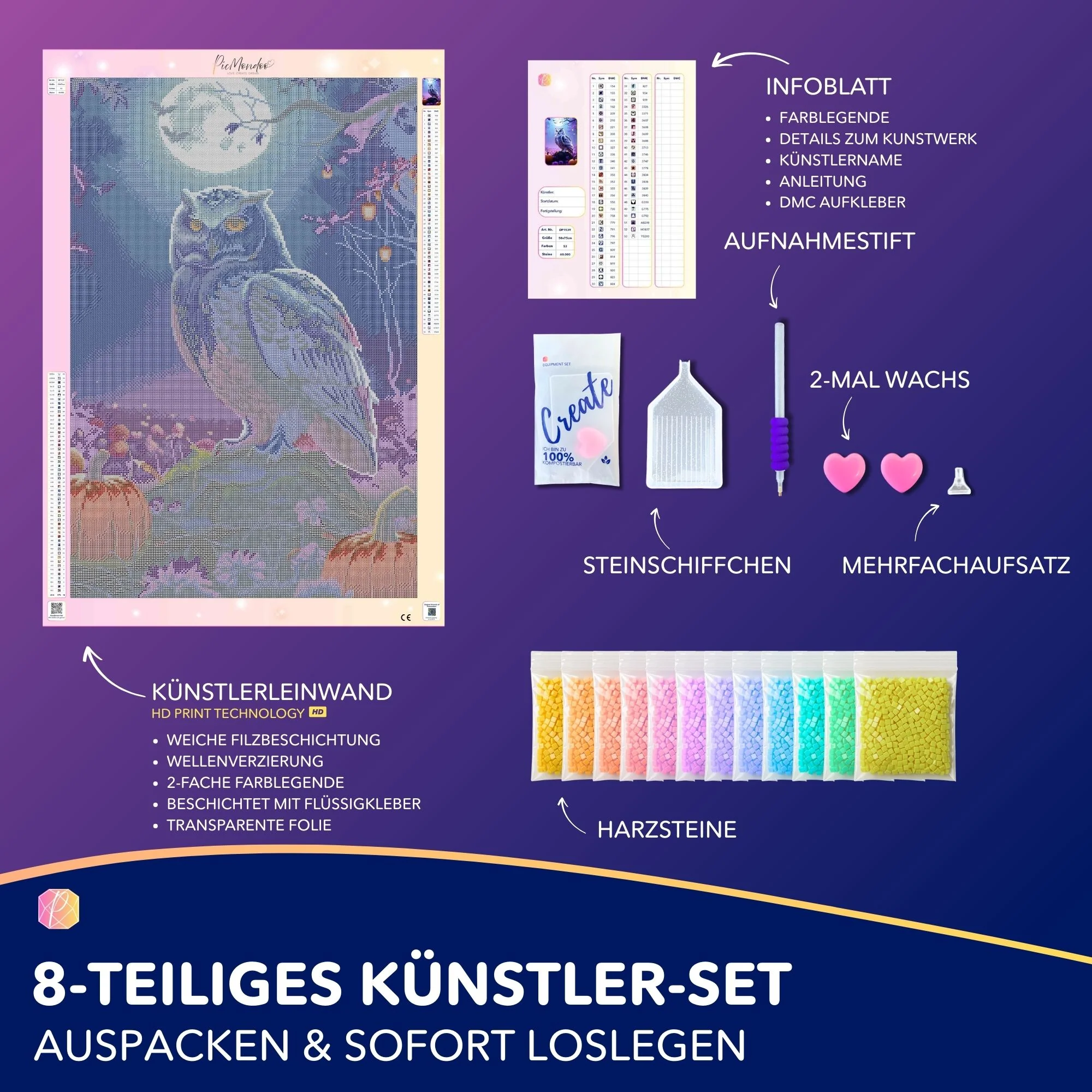 Diamond Painting - Nachtwächter - Image 3