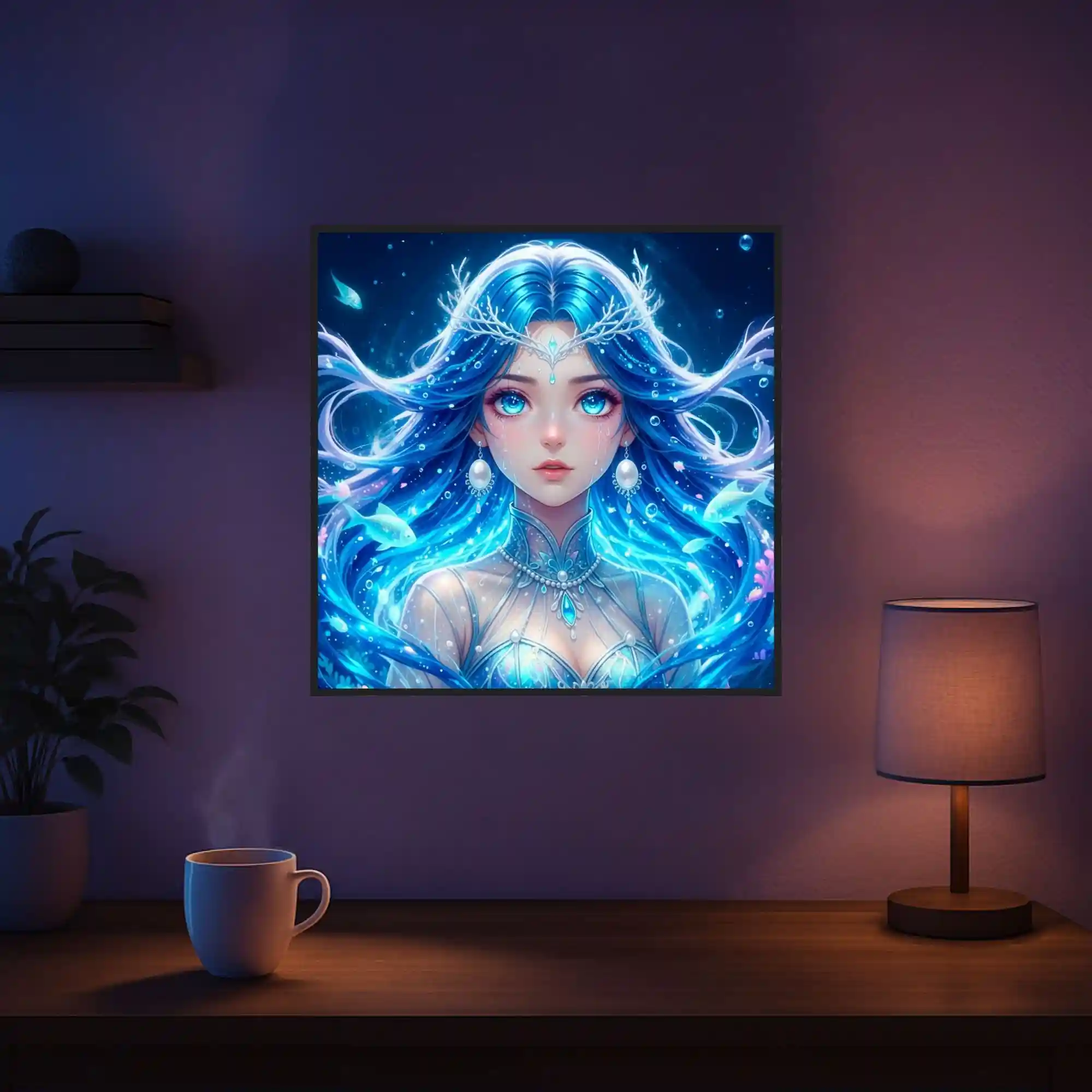 Diamond Painting - Nerelya Hüterin der Tiefe - Image 3
