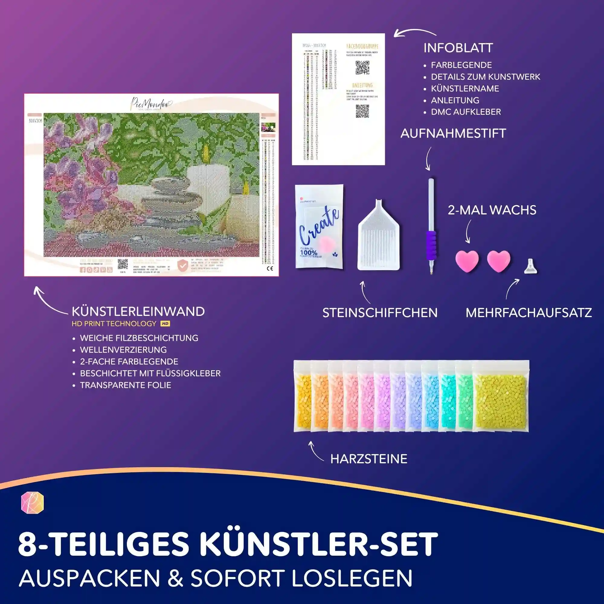 Diamond Painting - Oase der Entspannung - Image 3
