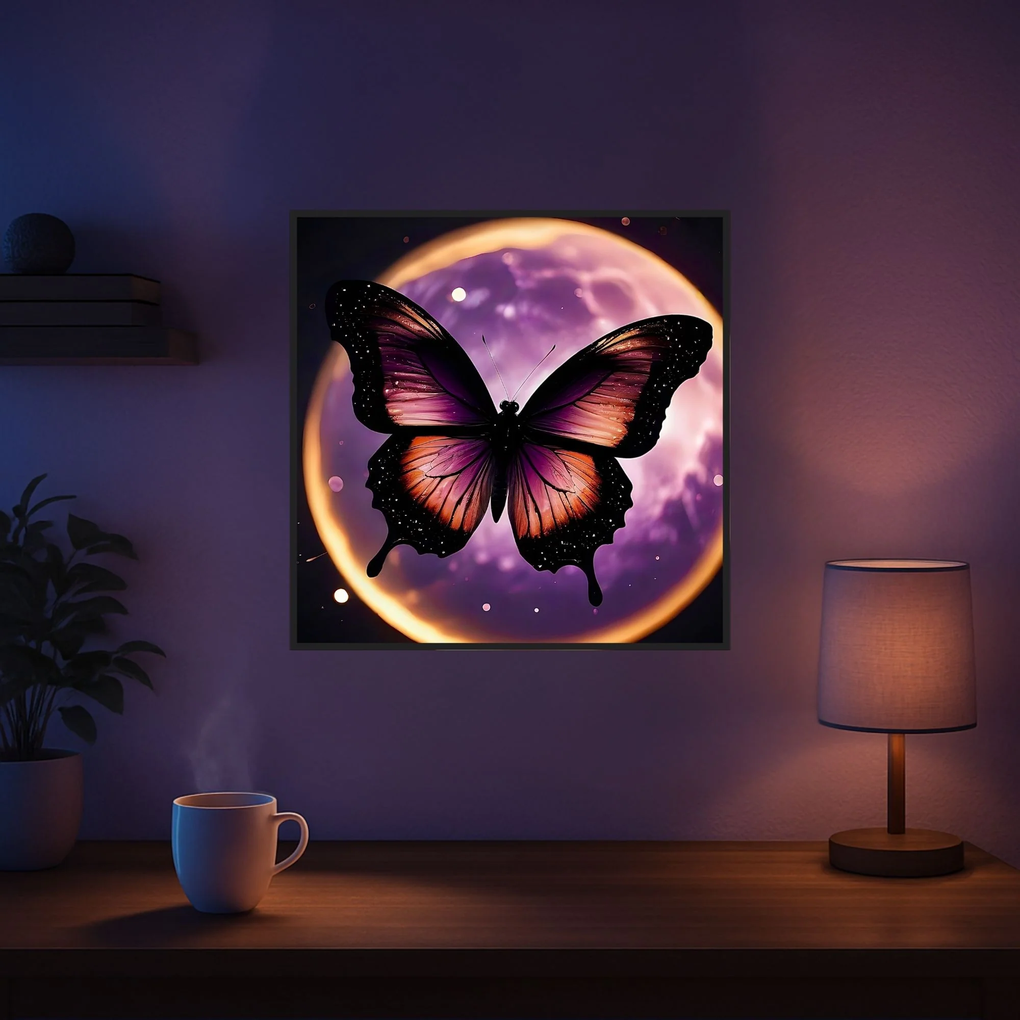 Diamond Painting - Purple Moon - Image 5
