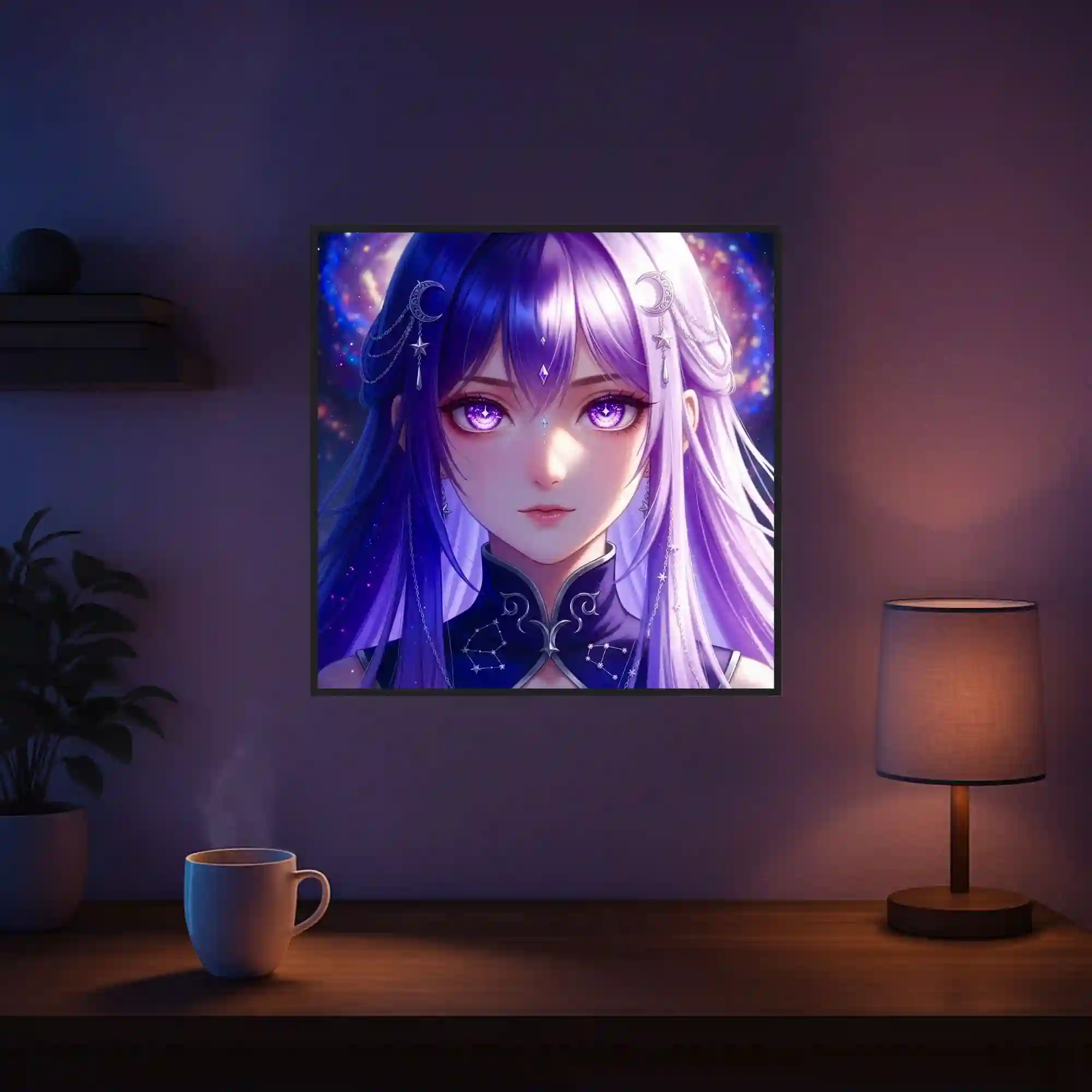 Diamond Painting - Purple Moon Star - Image 5