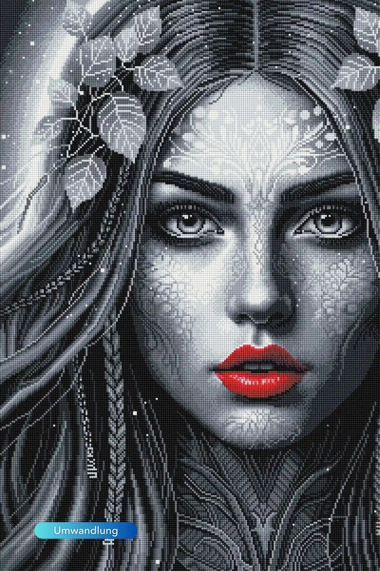 Diamond Painting - Red Lips - Image 2