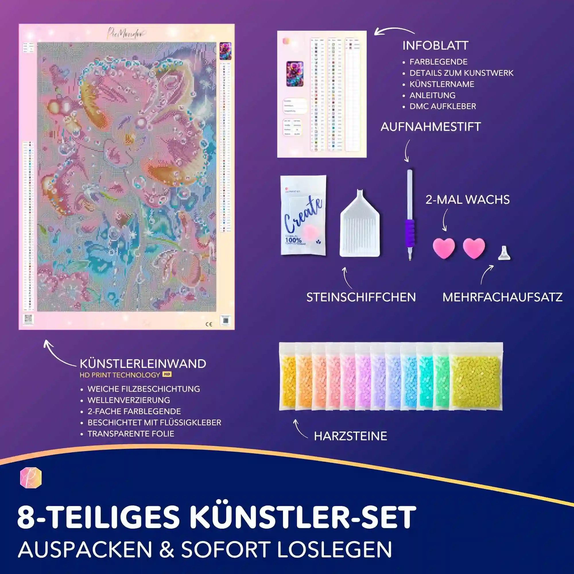 Diamond Painting - Regenkuss - Image 3