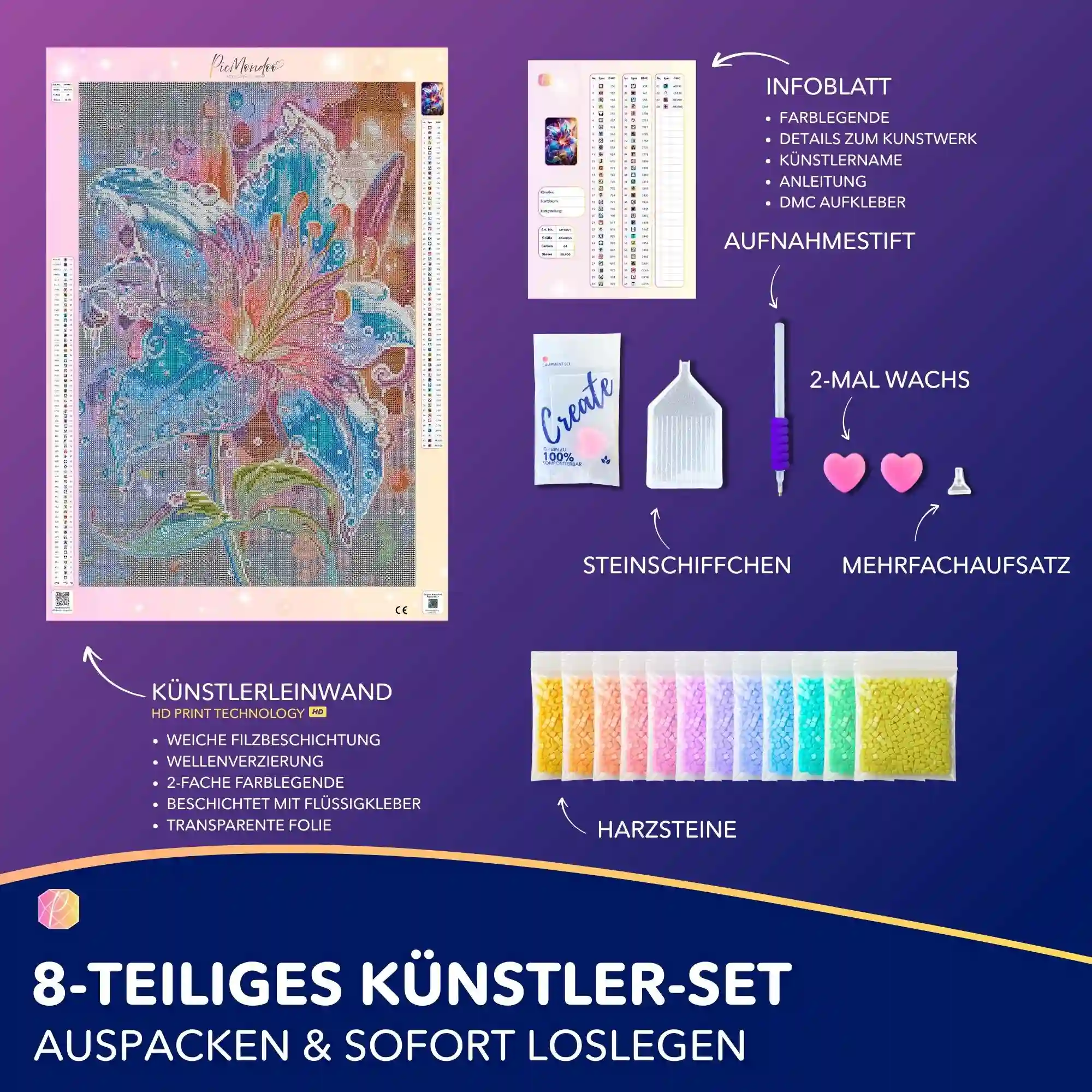 Diamond Painting - Regenlied - Image 3