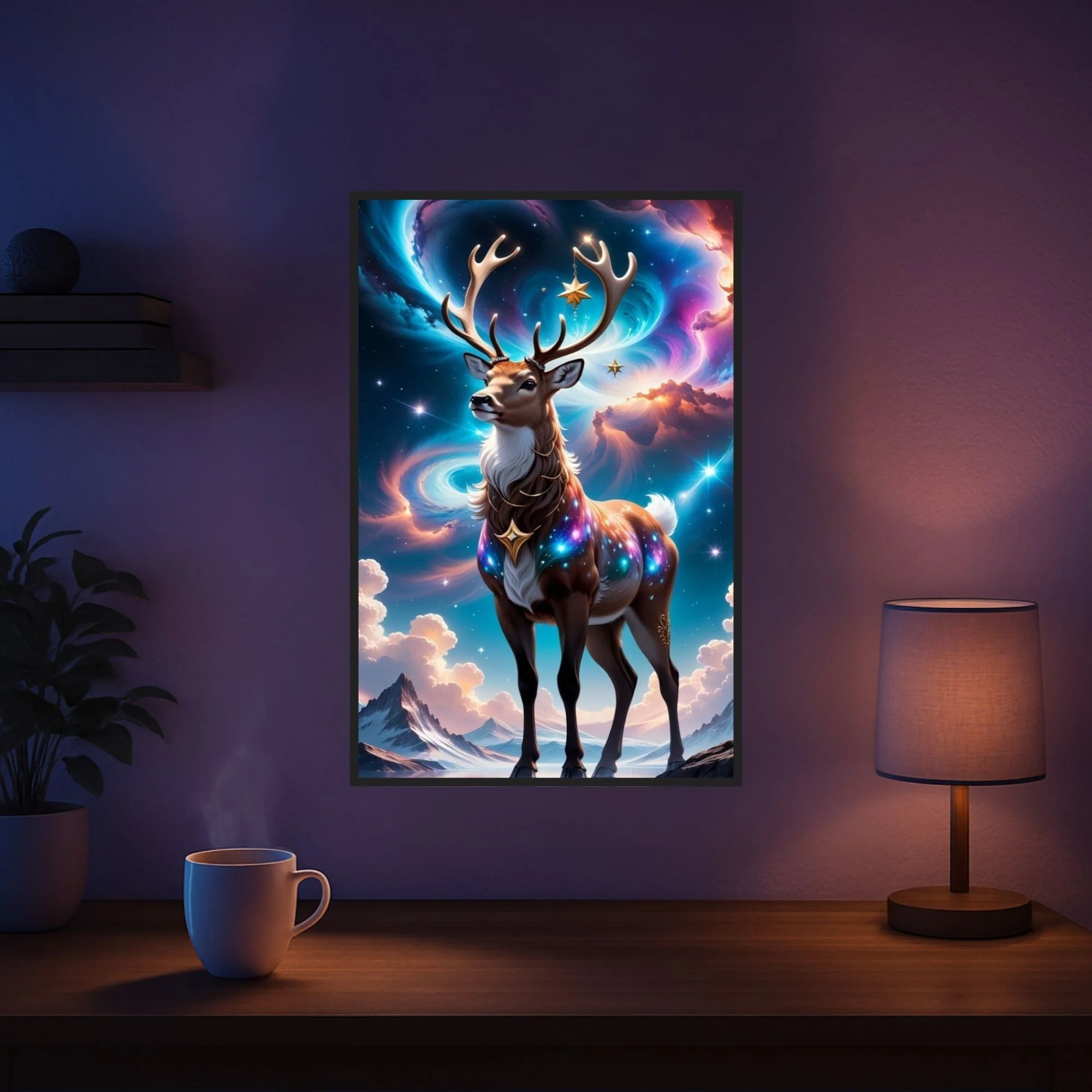 Diamond Painting - Rentier im Abendzauber - Image 5
