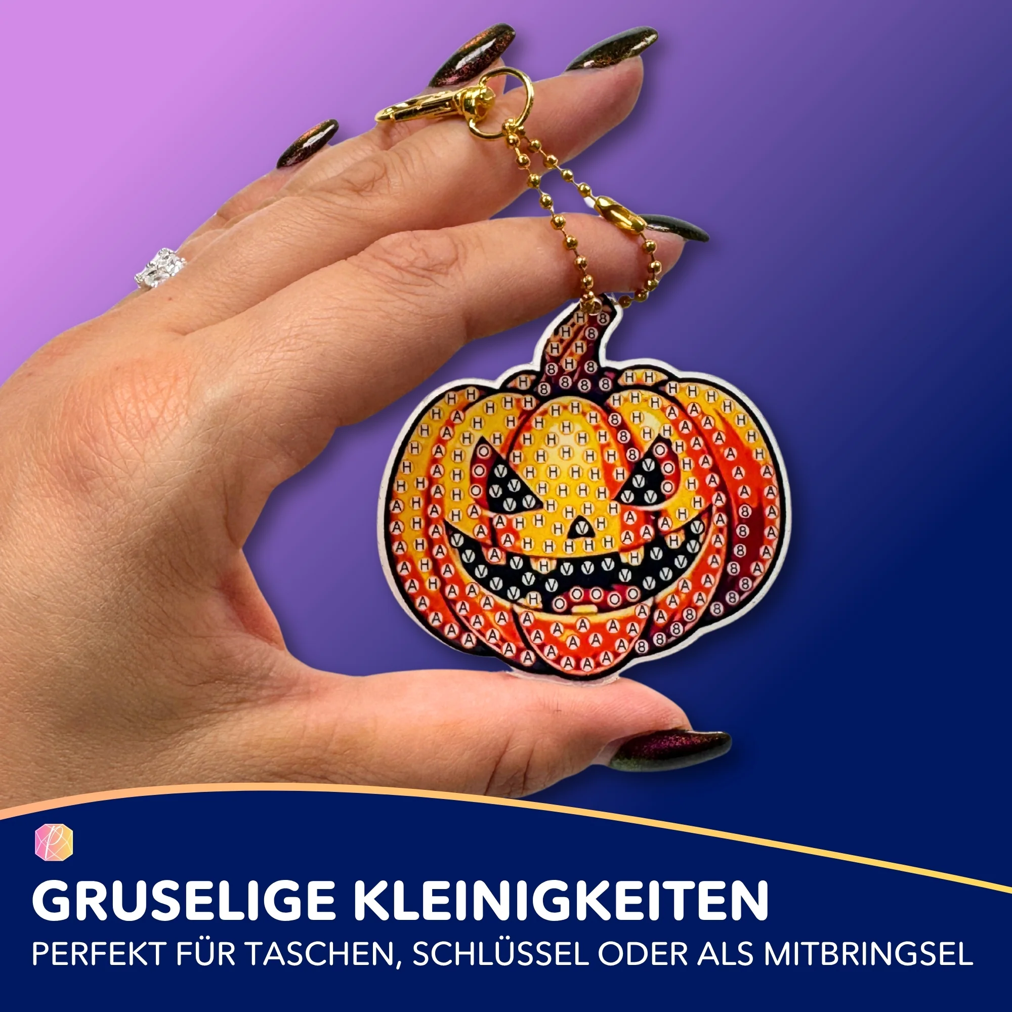 Diamond Painting Schlüsselanhänger - Halloween - Image 4