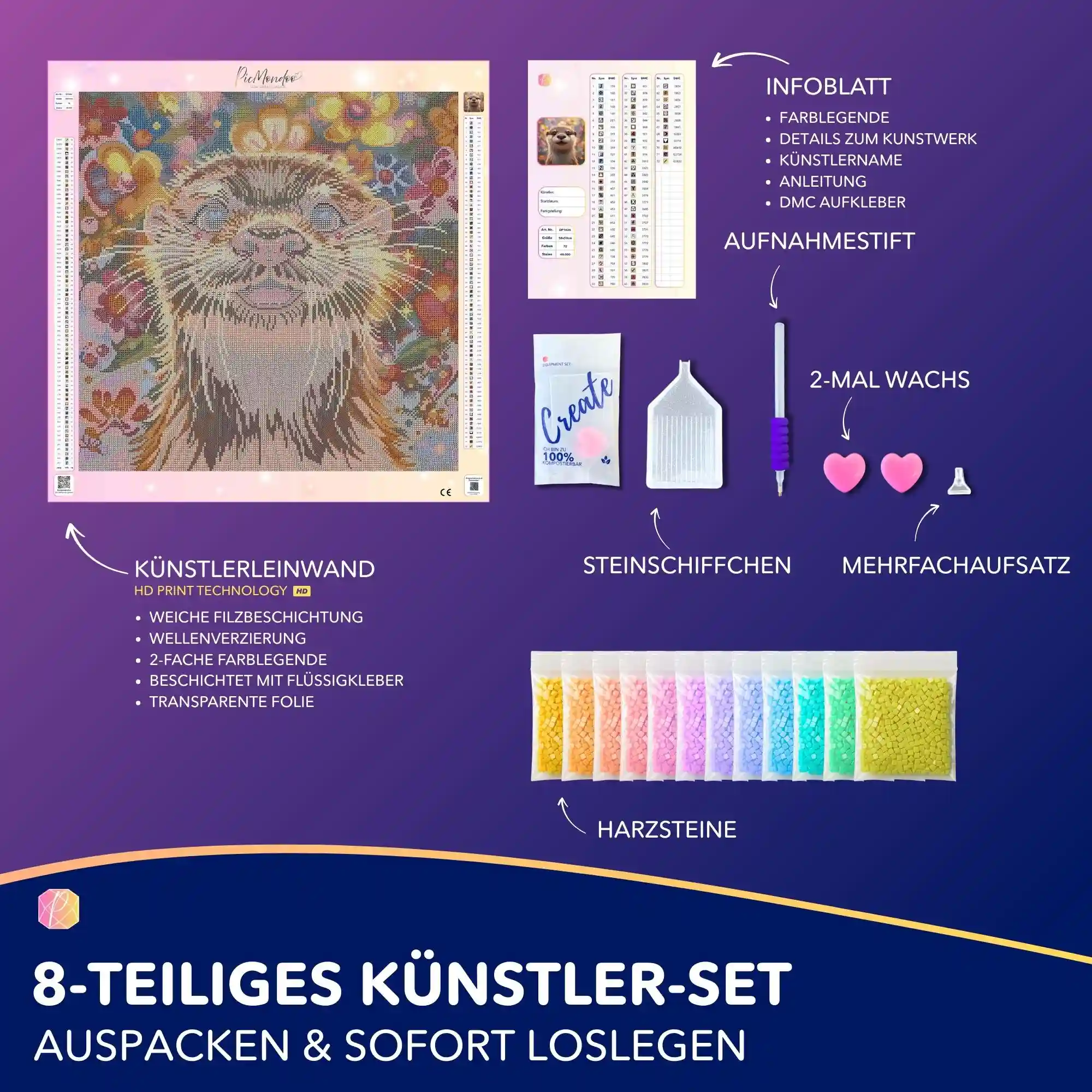 Diamond Painting - Sonnenschein im Fell - Image 5
