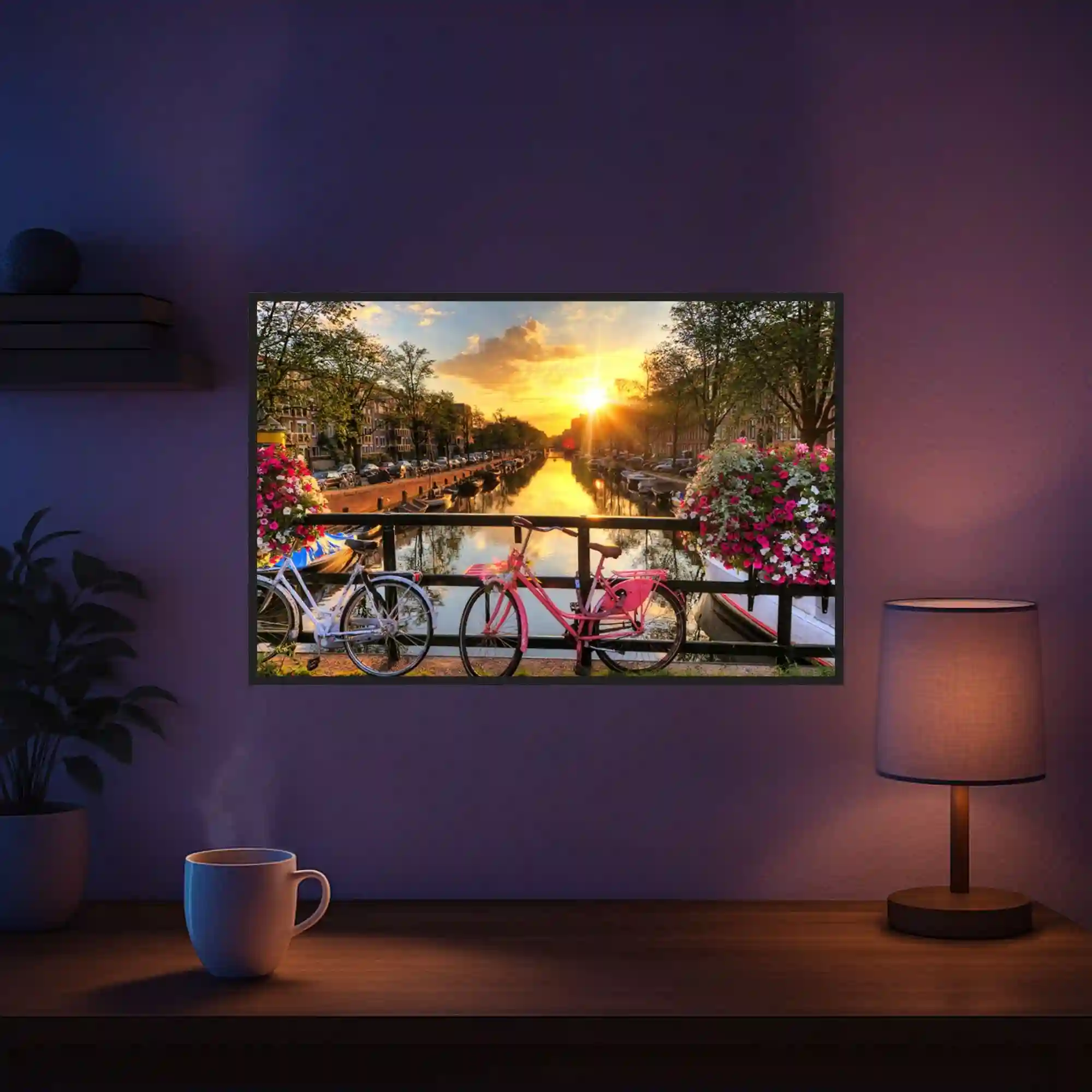 Diamond Painting - Sonnenuntergang in Amsterdam - Image 5