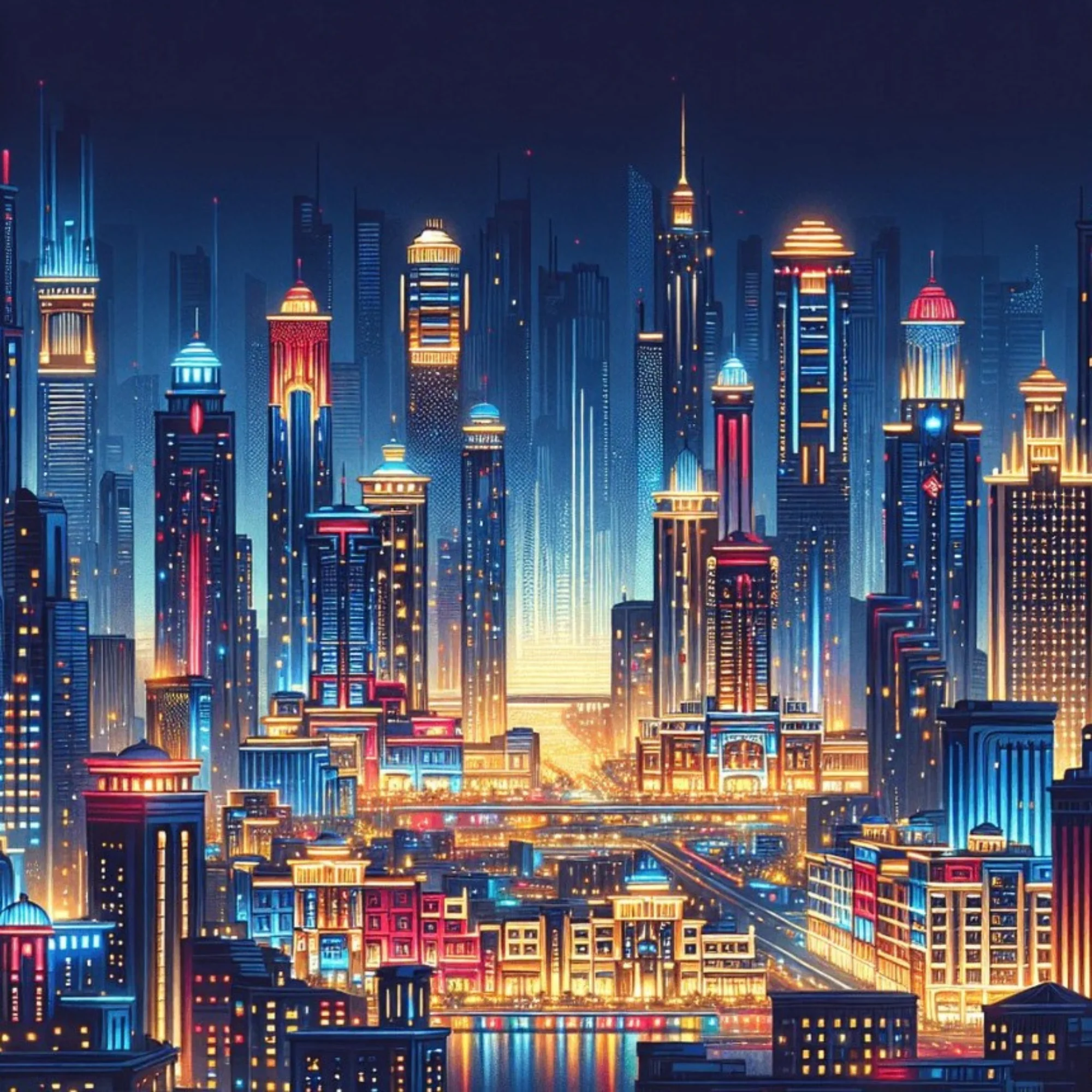 Diamond Painting - Stadt der Lichter "Limited Edition"