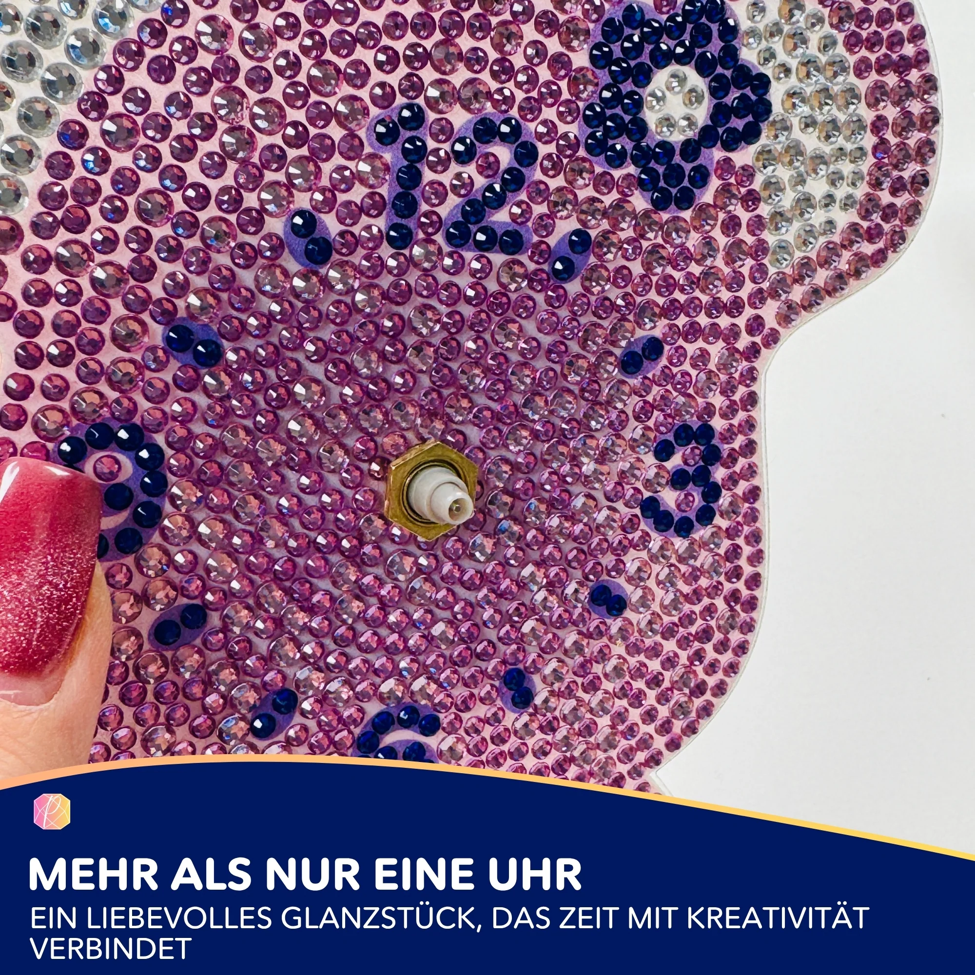 Diamond Painting Standuhr Bär - Image 3