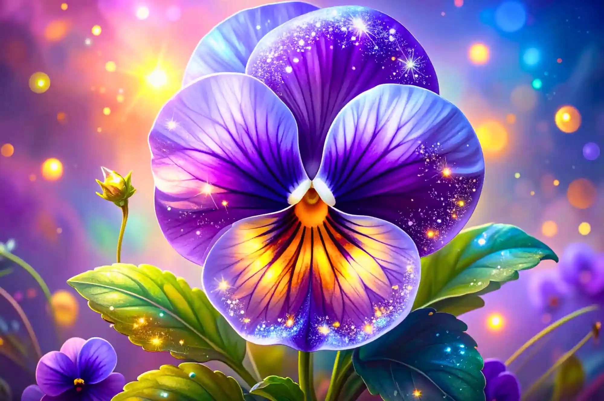 Diamond Painting - Sternenveilchen