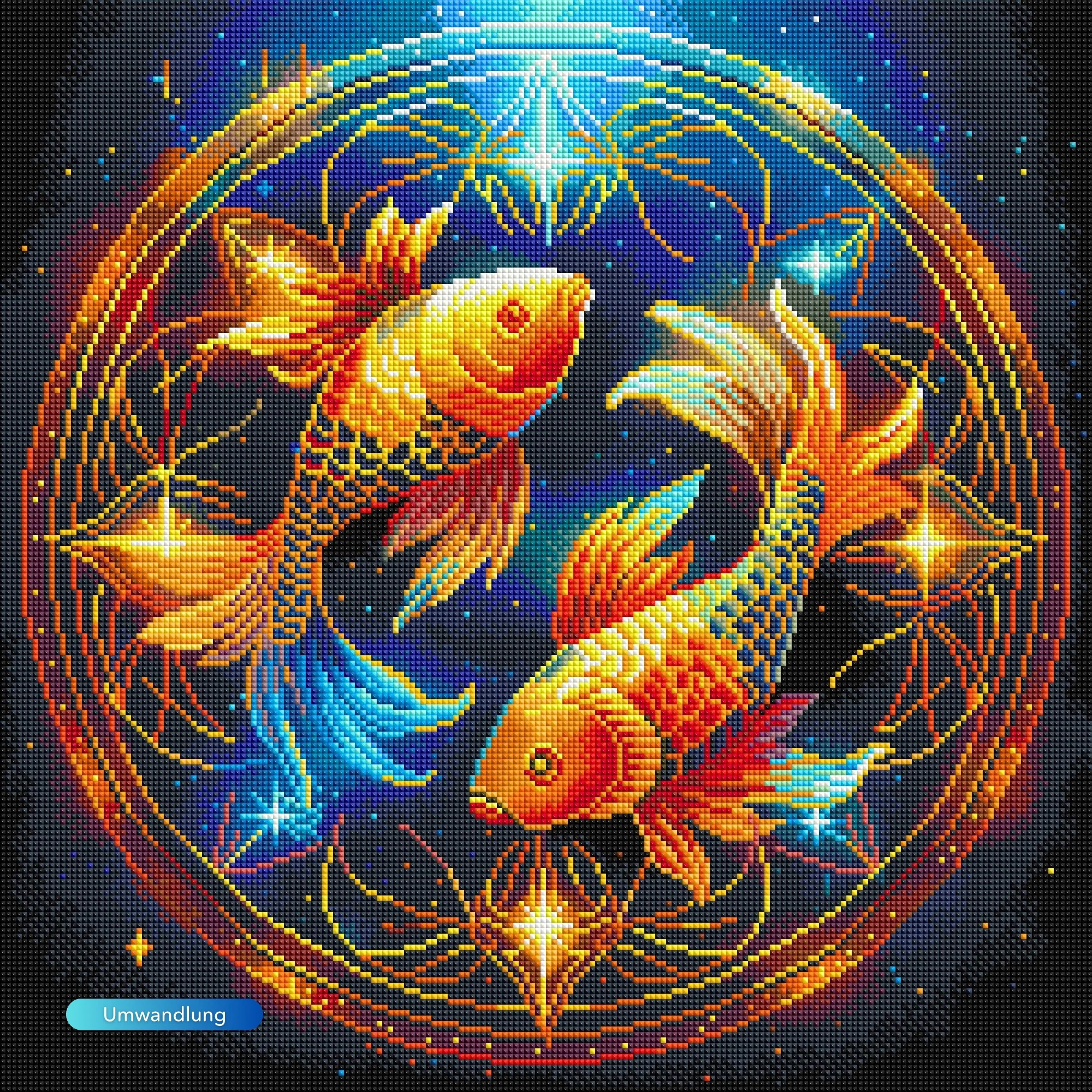 Diamond Painting - Sternzeichen Fisch "Limited Edition" - Image 2